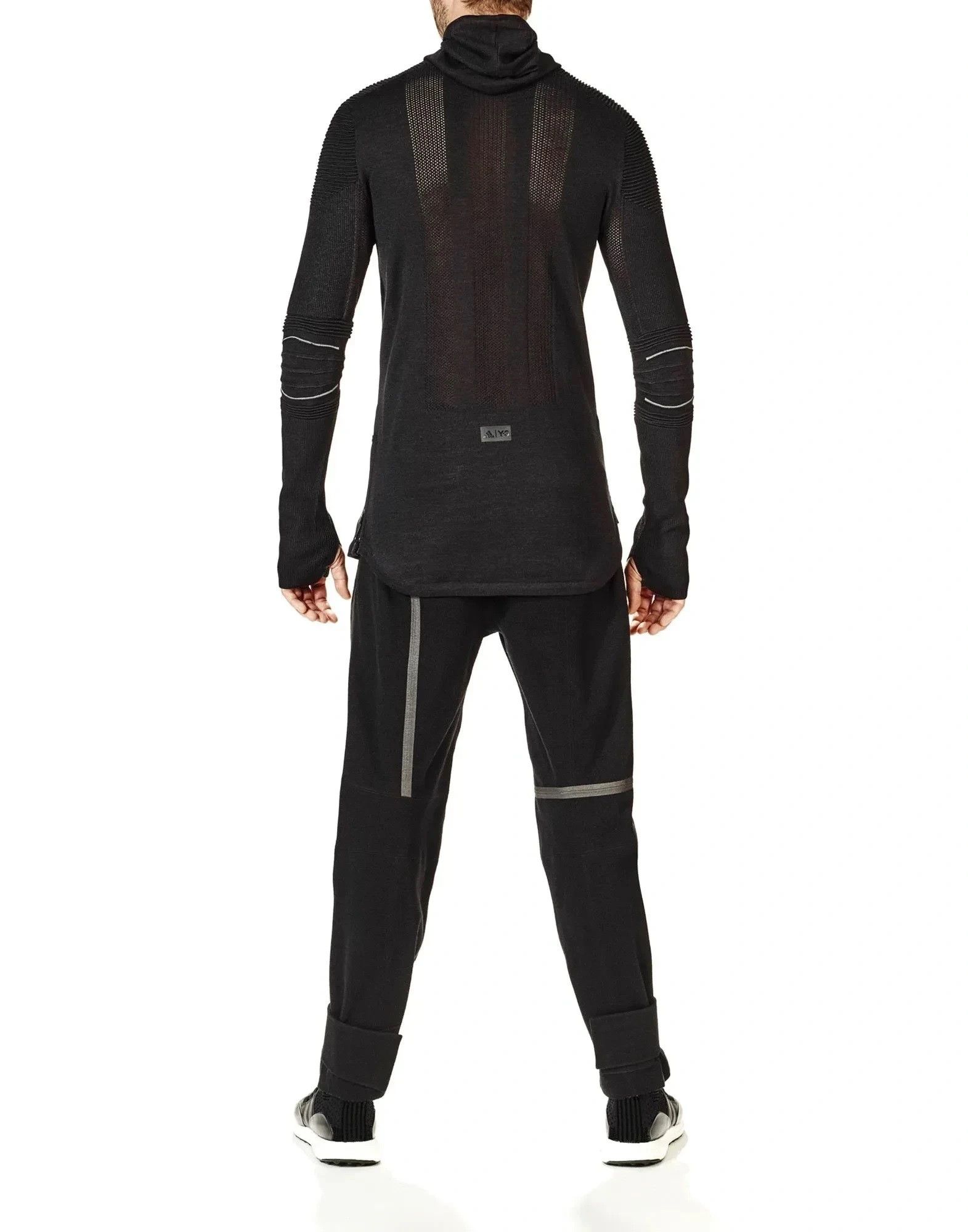 Adidas Y-3 Sport Merino Turtleneck Gaiter Mask Sweater XS Size US XS / EU 42 / 0 - 3 Thumbnail