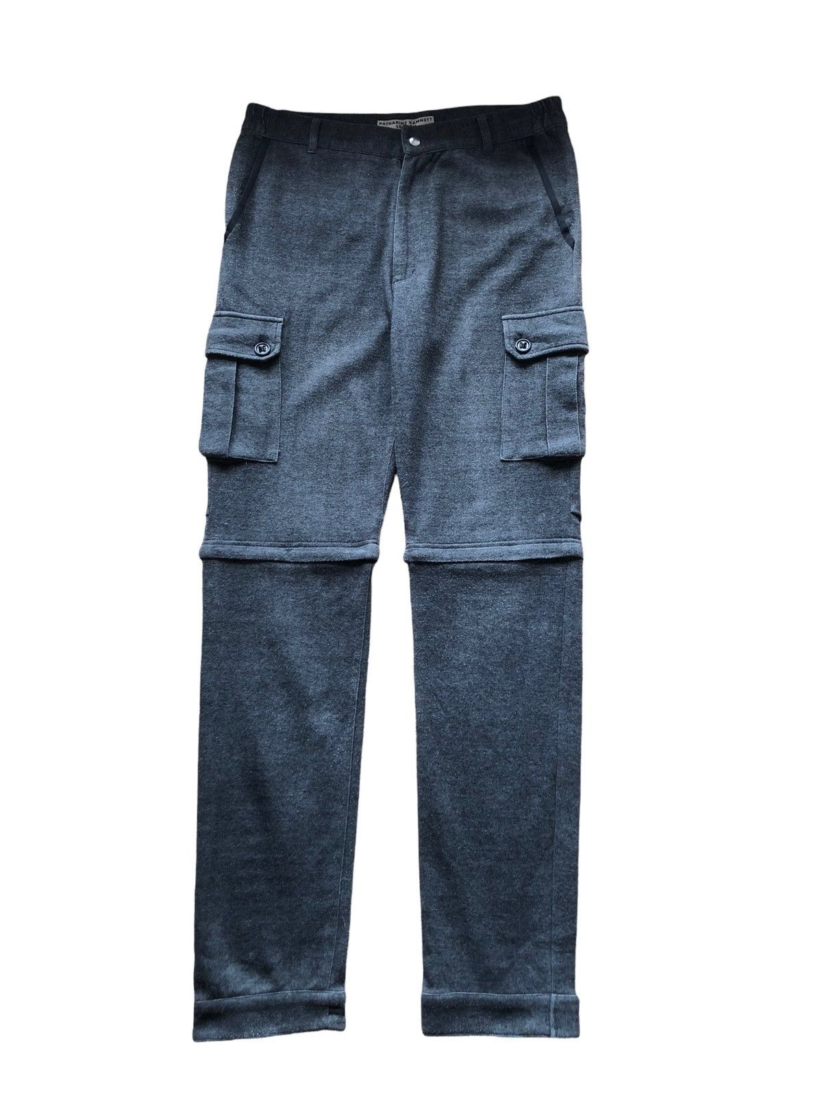 Katharine Hamnett London 2000s katharine Hamnett 2-Way Soft Cotton Cargo Pant Size US 34 / EU 50 - 1 Thumbnail