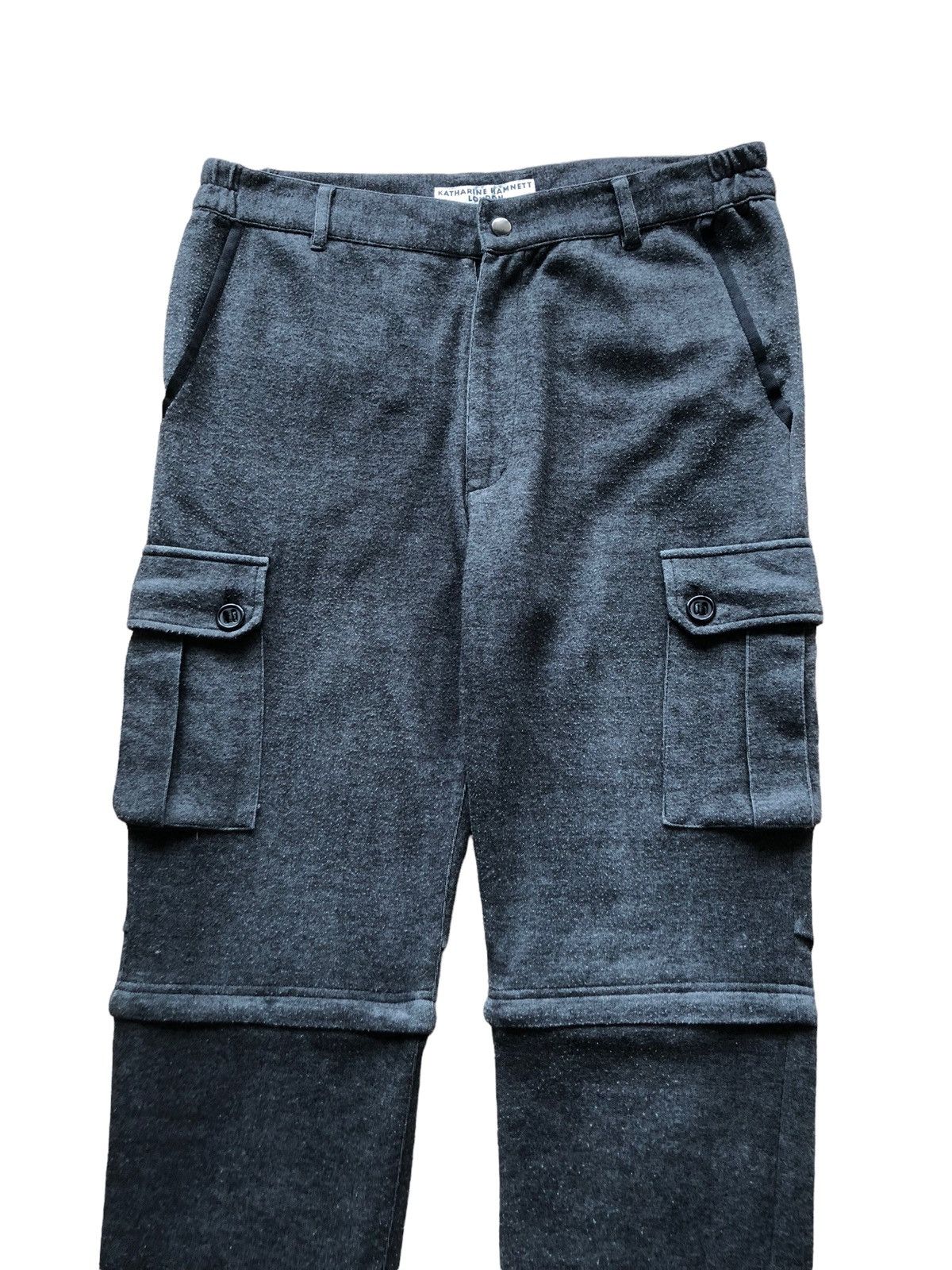 Katharine Hamnett London 2000s katharine Hamnett 2-Way Soft Cotton Cargo Pant Size US 34 / EU 50 - 5 Thumbnail