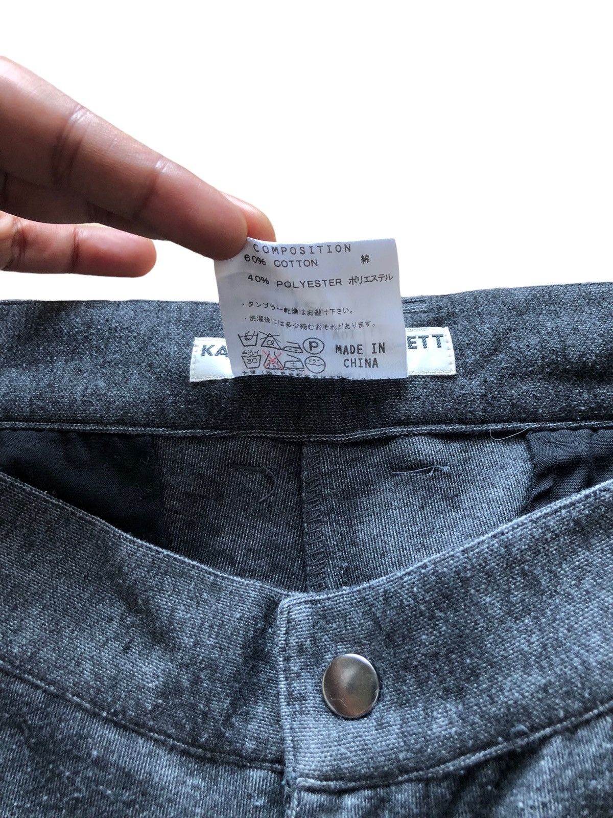 Katharine Hamnett London 2000s katharine Hamnett 2-Way Soft Cotton Cargo Pant Size US 34 / EU 50 - 13 Thumbnail