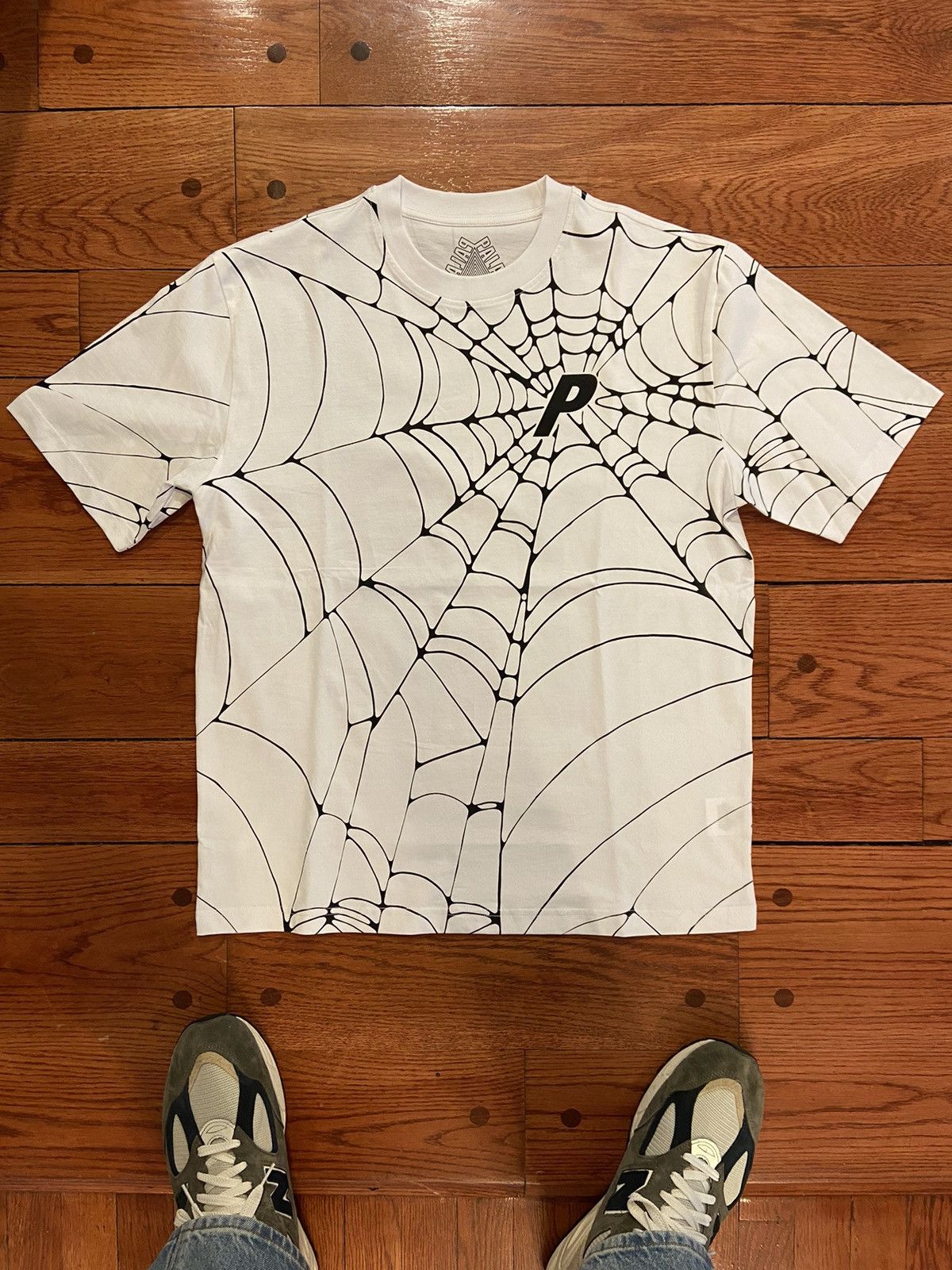 Palace Palace Tri-web Tri Ferg Spider Web T Shirt Sz Large White 