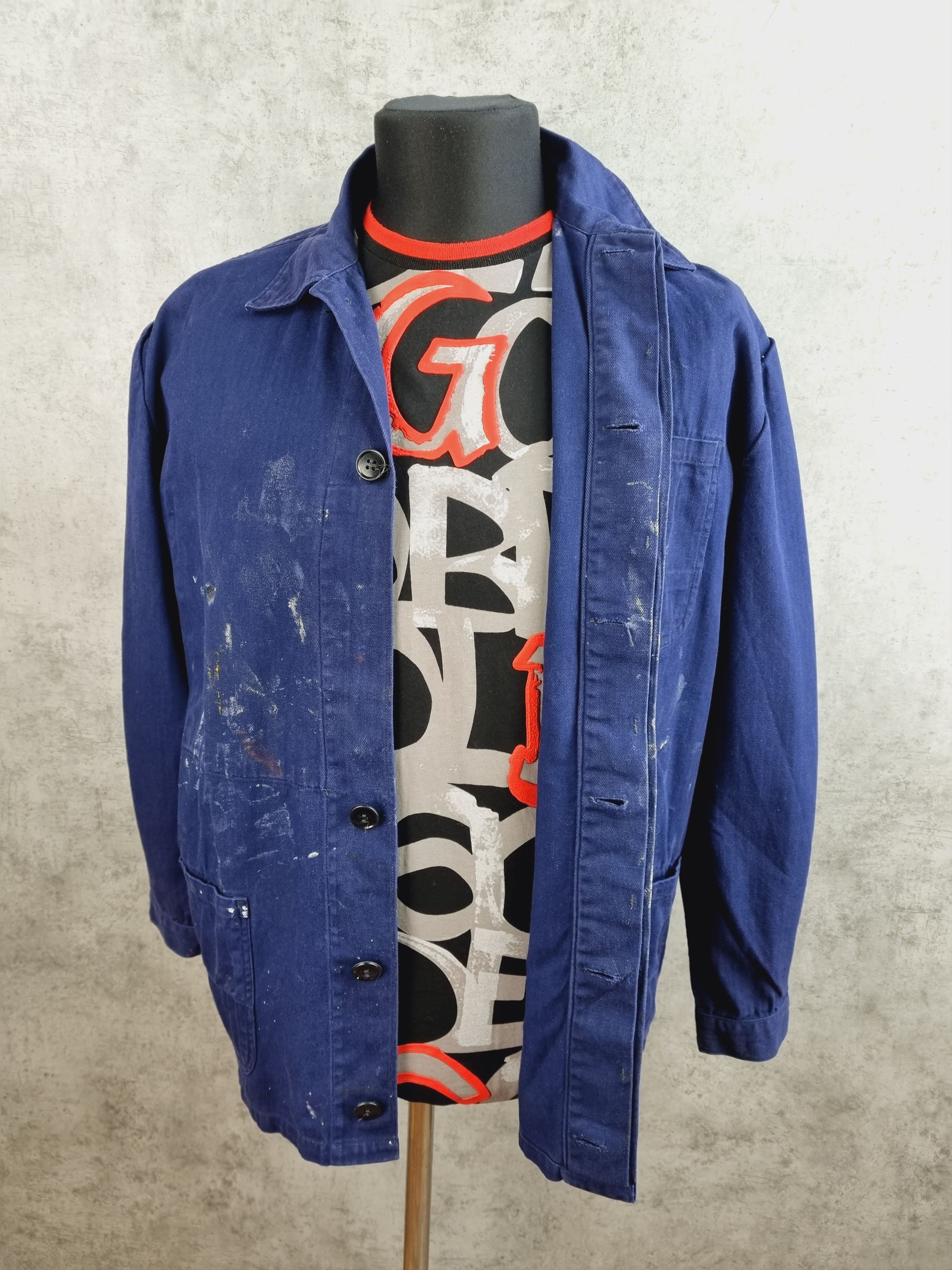 Vintage 90s Unique Painter Worker Jacket Size US L / EU 52-54 / 3 - 9 Thumbnail