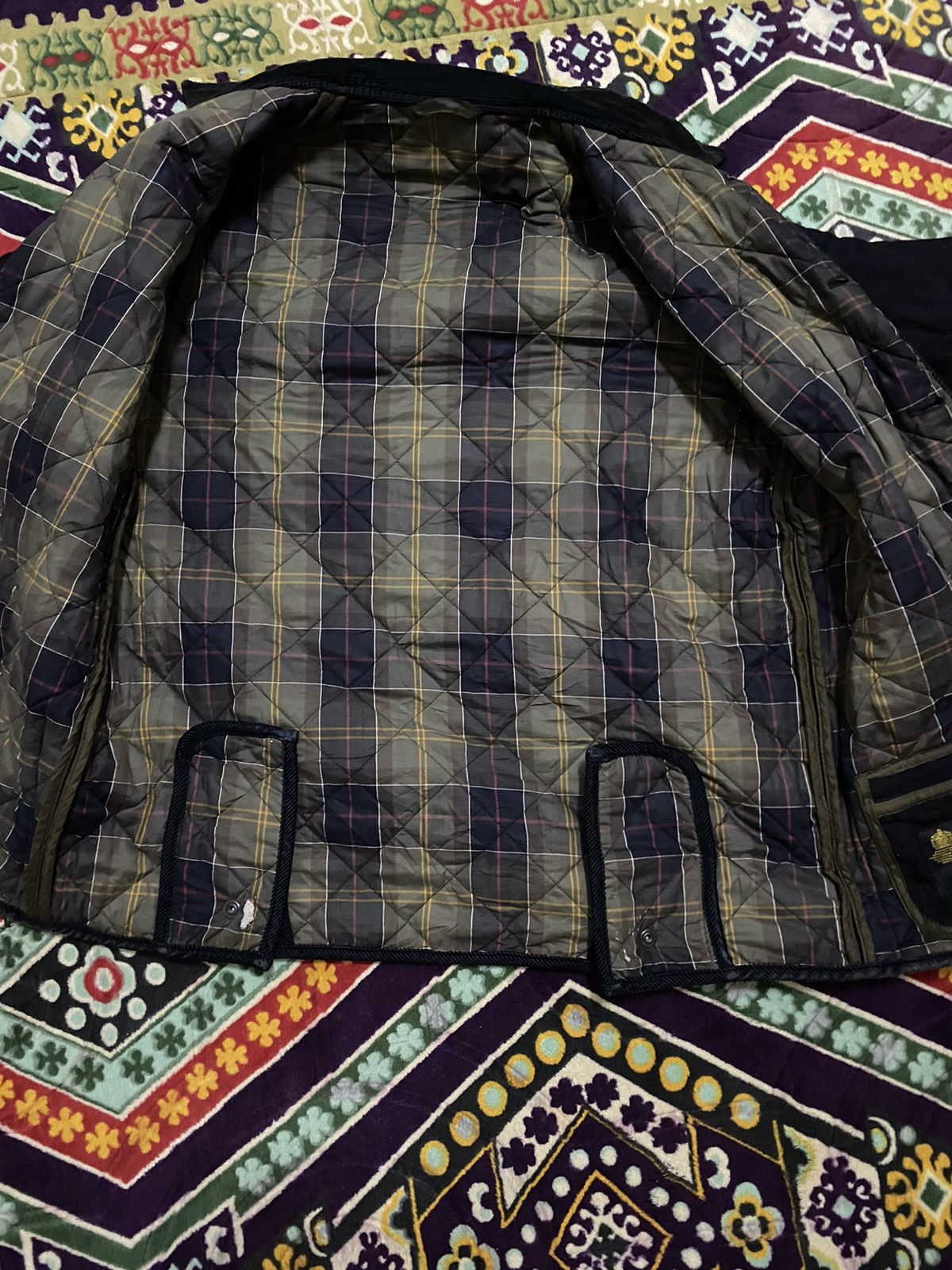 Barbour (A) BARBOUR BUTTON QUILT WOOL JACKET Size US M / EU 48-50 / 2 - 14 Thumbnail