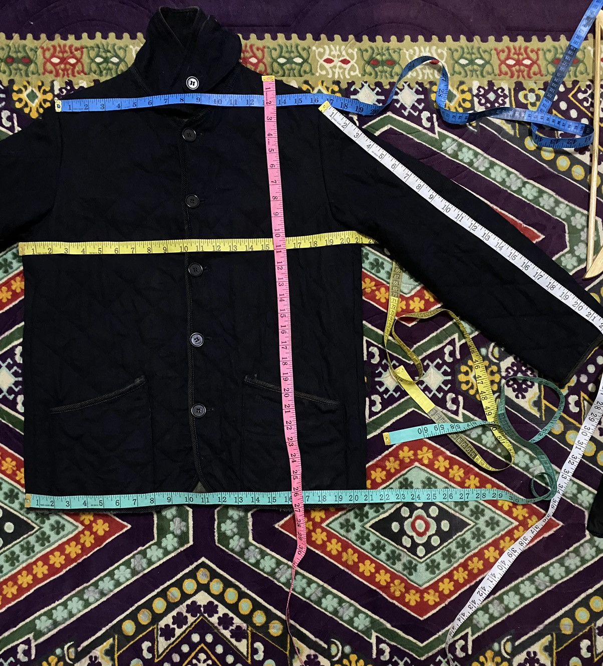 Barbour (A) BARBOUR BUTTON QUILT WOOL JACKET Size US M / EU 48-50 / 2 - 9 Thumbnail