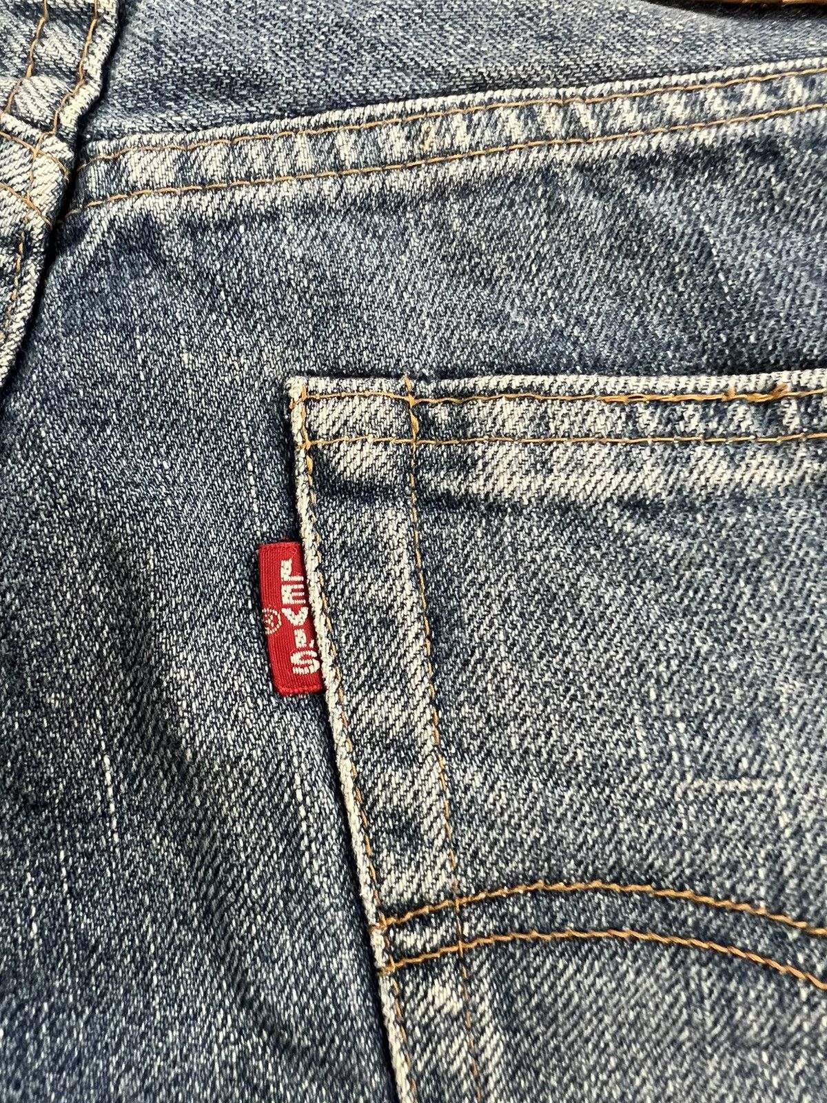 Levi's Levis 502 Big E Selvedge Button J22 Denim Jeans Size US 31 - 9 Thumbnail