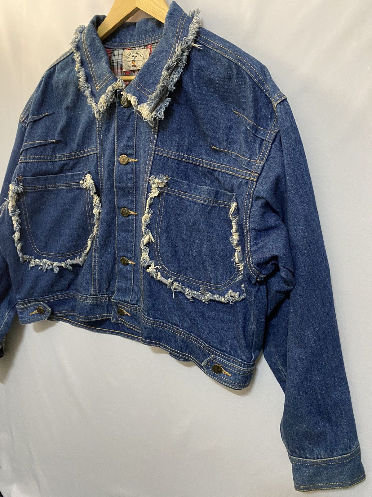 Mickey Mouse (A) MICKEY MOUSE TRIBE EMBROIDERY DENIM JACKET Size US L / EU 52-54 / 3 - 3 Thumbnail
