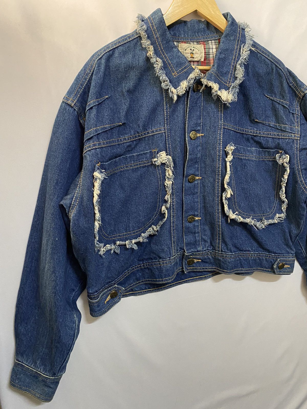 Mickey Mouse (A) MICKEY MOUSE TRIBE EMBROIDERY DENIM JACKET Size US L / EU 52-54 / 3 - 4 Thumbnail