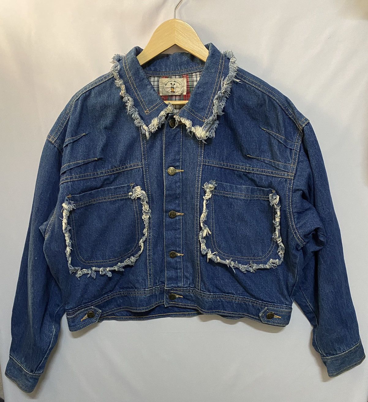 Mickey Mouse (A) MICKEY MOUSE TRIBE EMBROIDERY DENIM JACKET Size US L / EU 52-54 / 3 - 2 Thumbnail