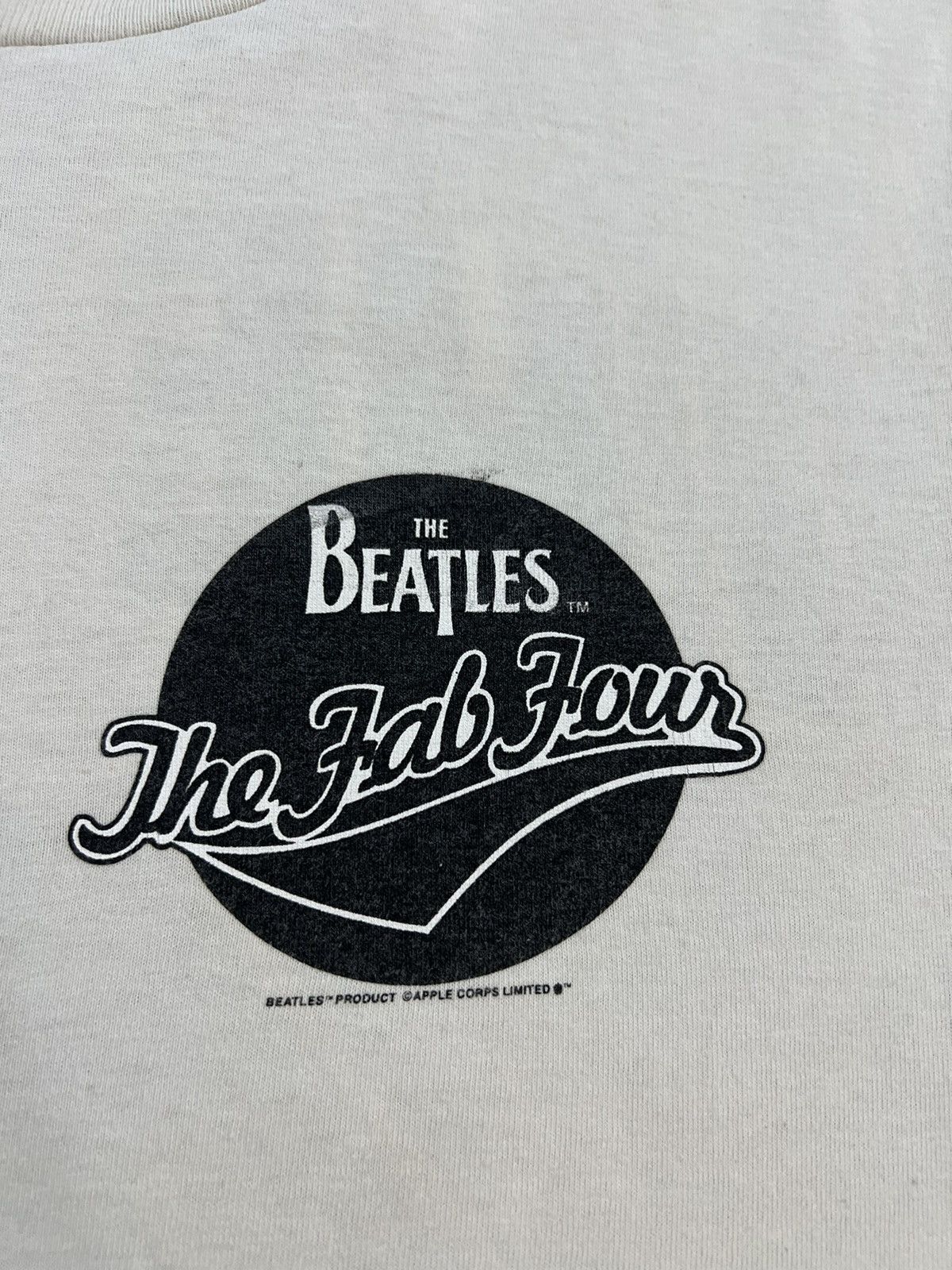 Band Tees Vintage 80’s The Beatles The Fab Fours Band Tees Size US L / EU 52-54 / 3 - 6 Thumbnail