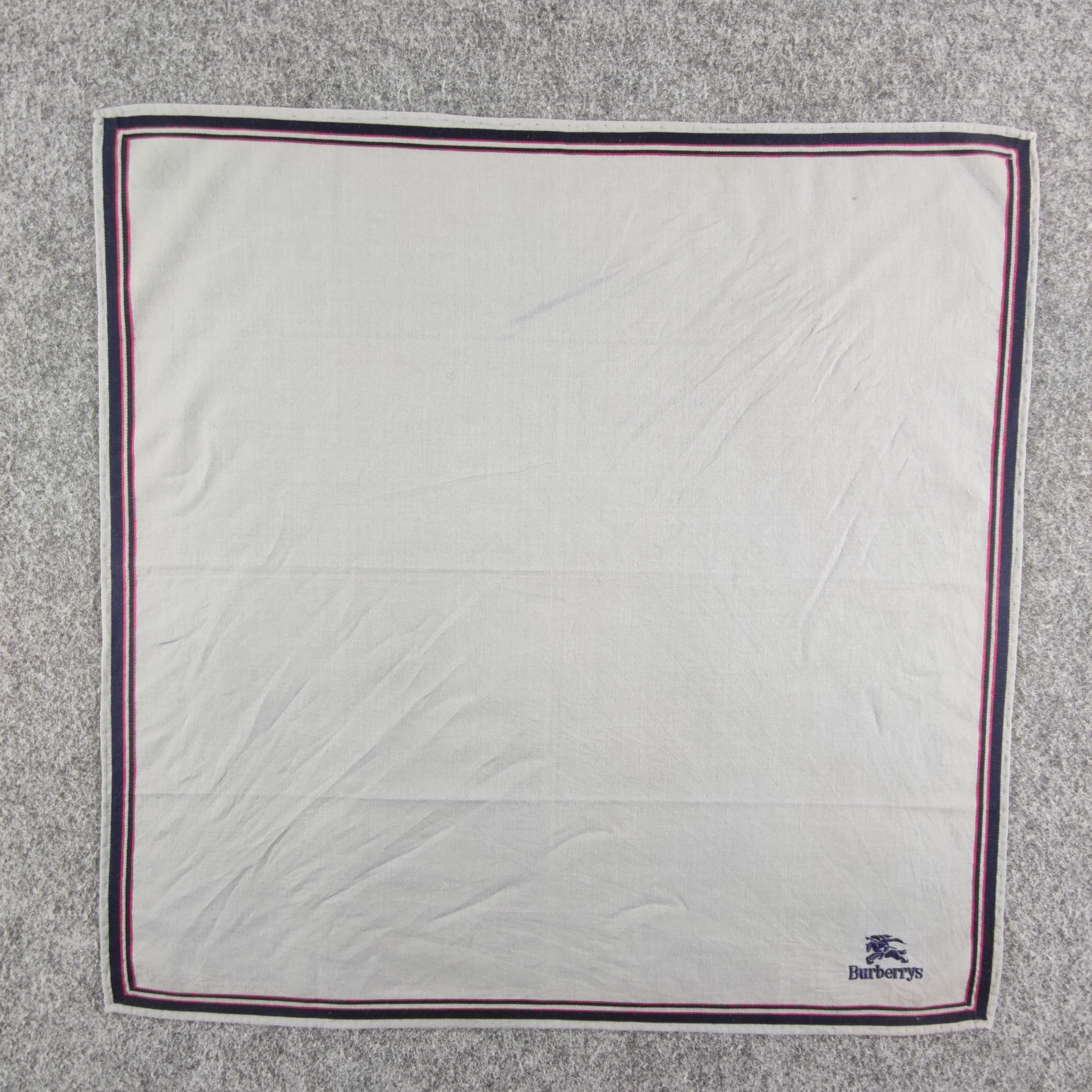 Burberry × Vintage Burberry Handkerchief/Neckerchief/Bandana HC398 Size ONE SIZE - 2 Thumbnail