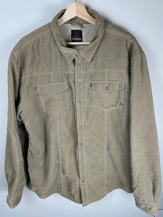Vintage Prana Corduroy Fleece Lined Shirt | Grailed