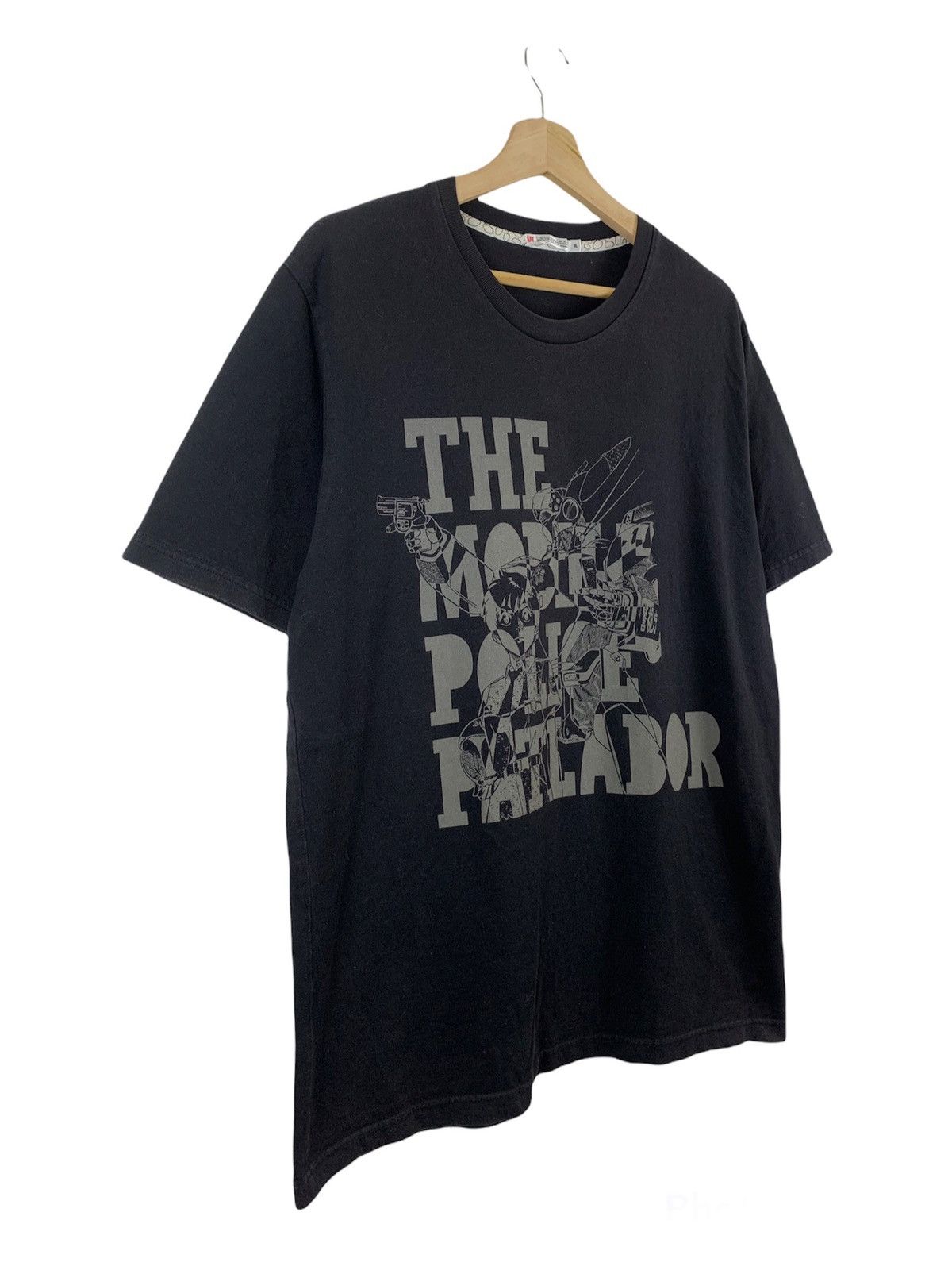 Anime × Cartoon Network × Uniqlo The mobile police patlabor x uniqlo black t-shirt Size US XL / EU 56 / 4 - 3 Thumbnail