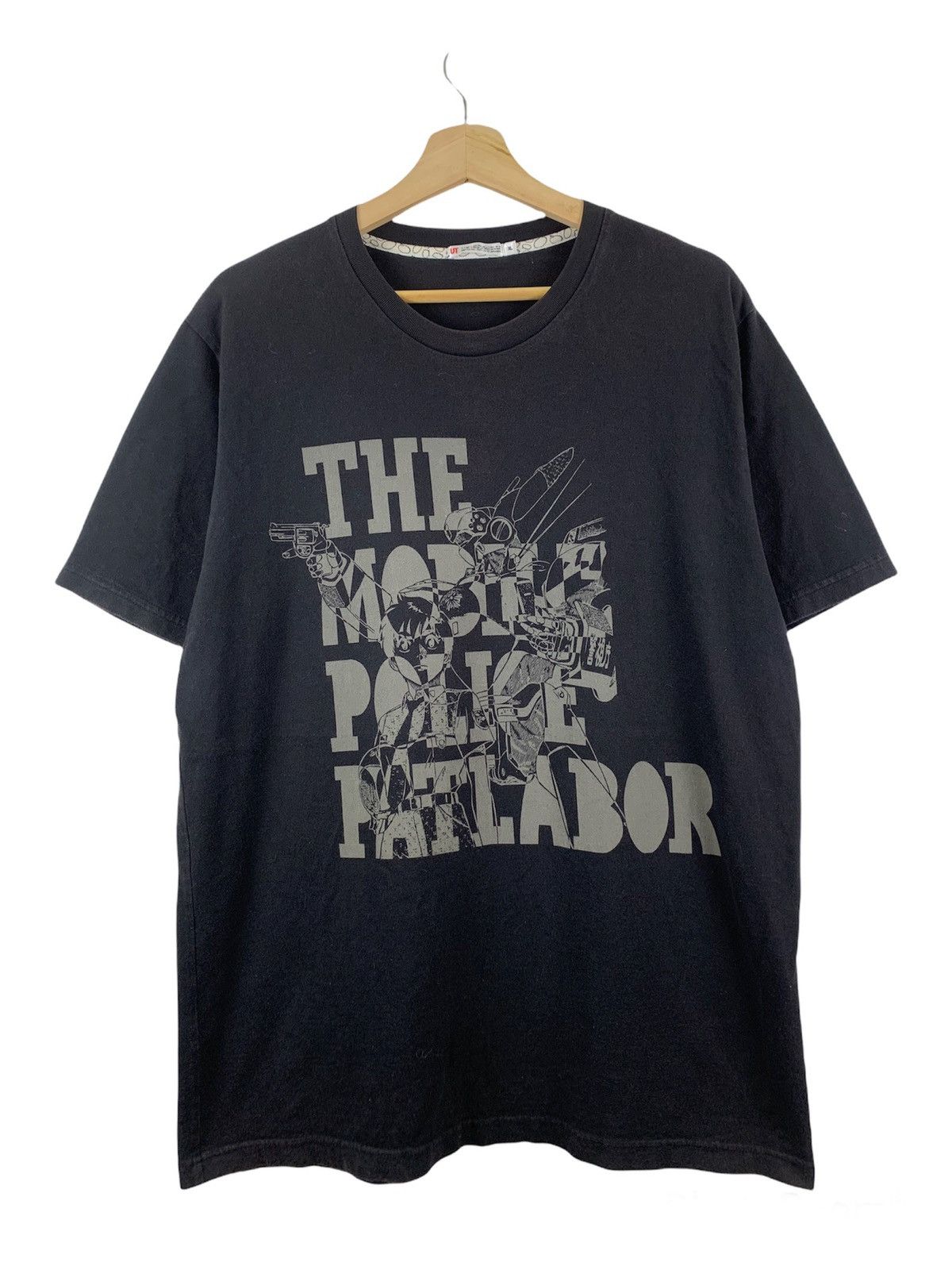 Anime × Cartoon Network × Uniqlo The mobile police patlabor x uniqlo black t-shirt Size US XL / EU 56 / 4 - 1 Thumbnail