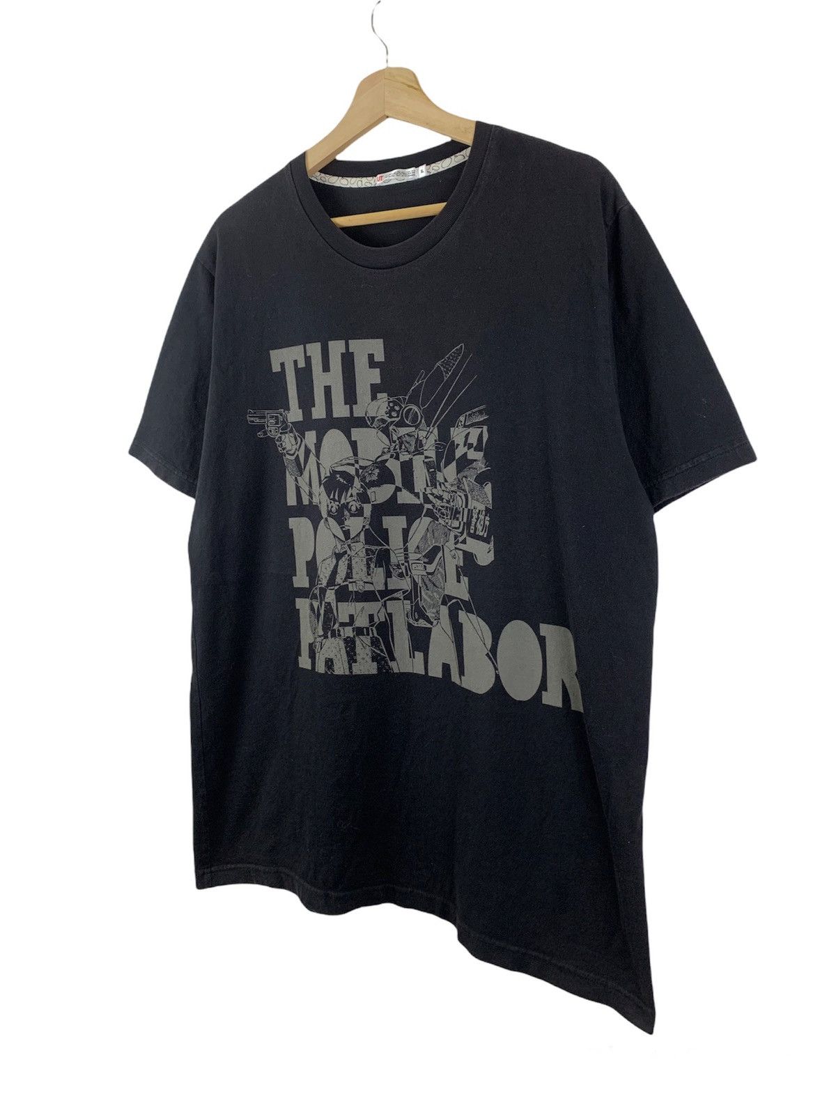 Anime × Cartoon Network × Uniqlo The mobile police patlabor x uniqlo black t-shirt Size US XL / EU 56 / 4 - 2 Thumbnail
