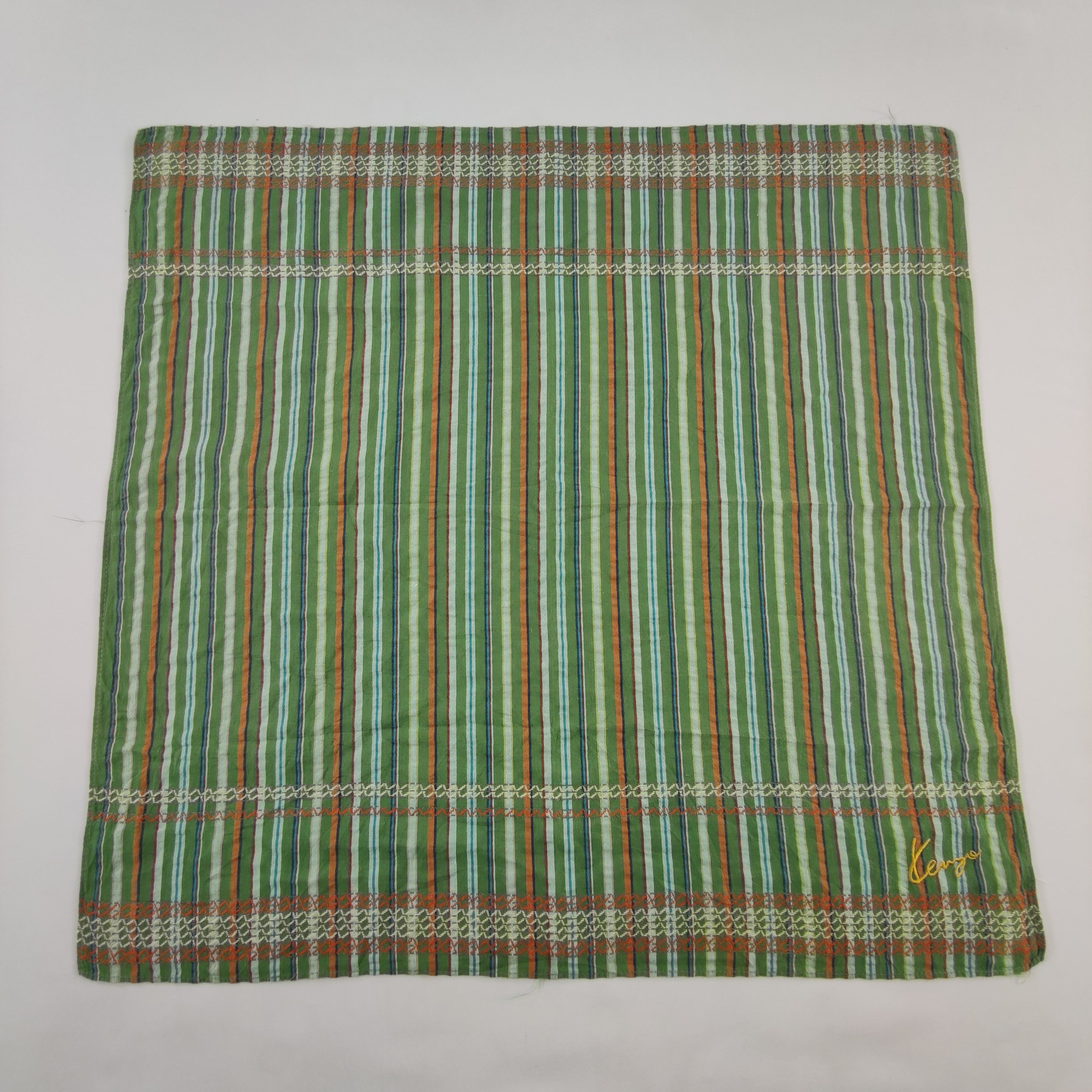 Kenzo × Vintage Kenzo Handkerchief / Neckerchief / Bandana HC005 Size ONE SIZE - 2 Thumbnail