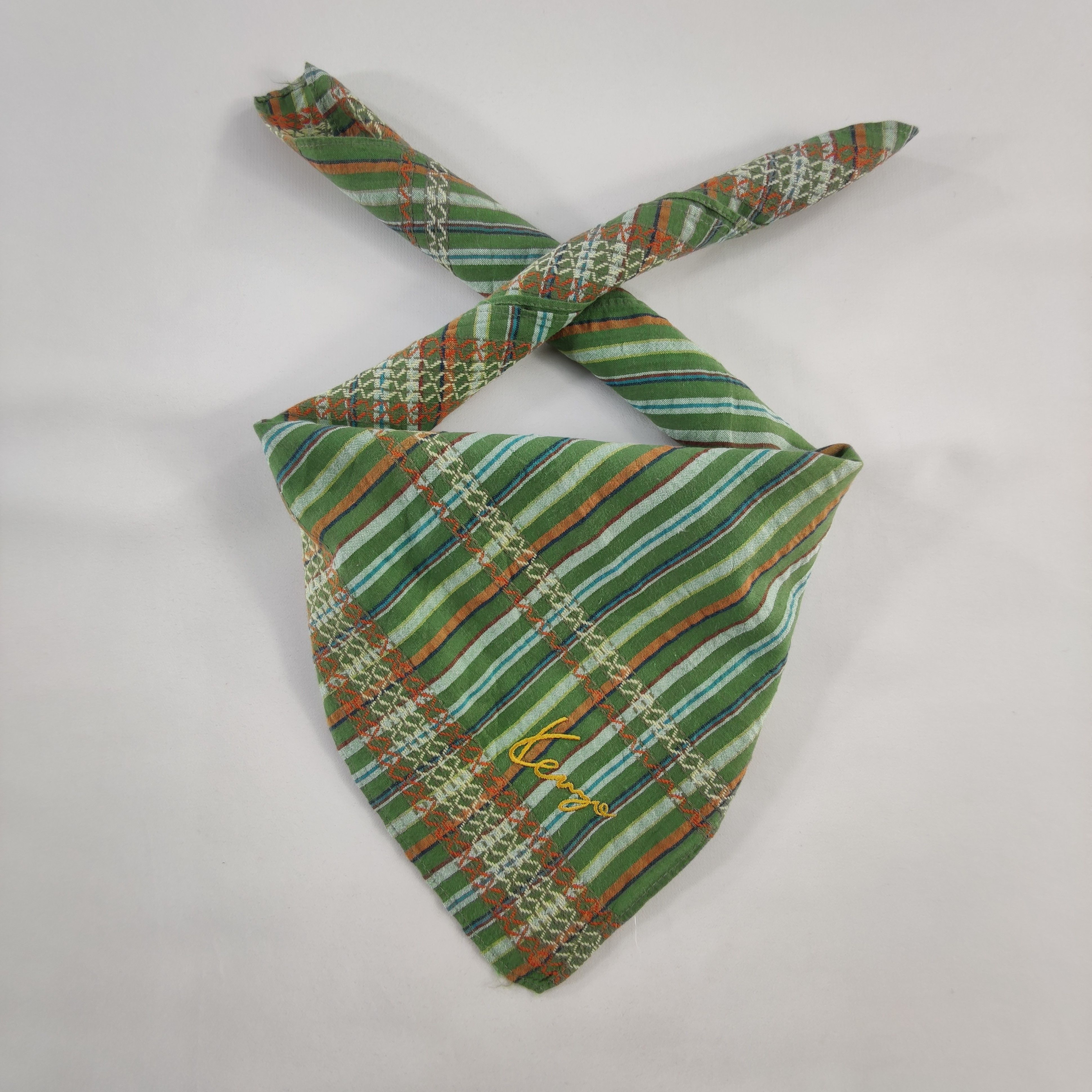 Kenzo × Vintage Kenzo Handkerchief / Neckerchief / Bandana HC005 Size ONE SIZE - 1 Thumbnail