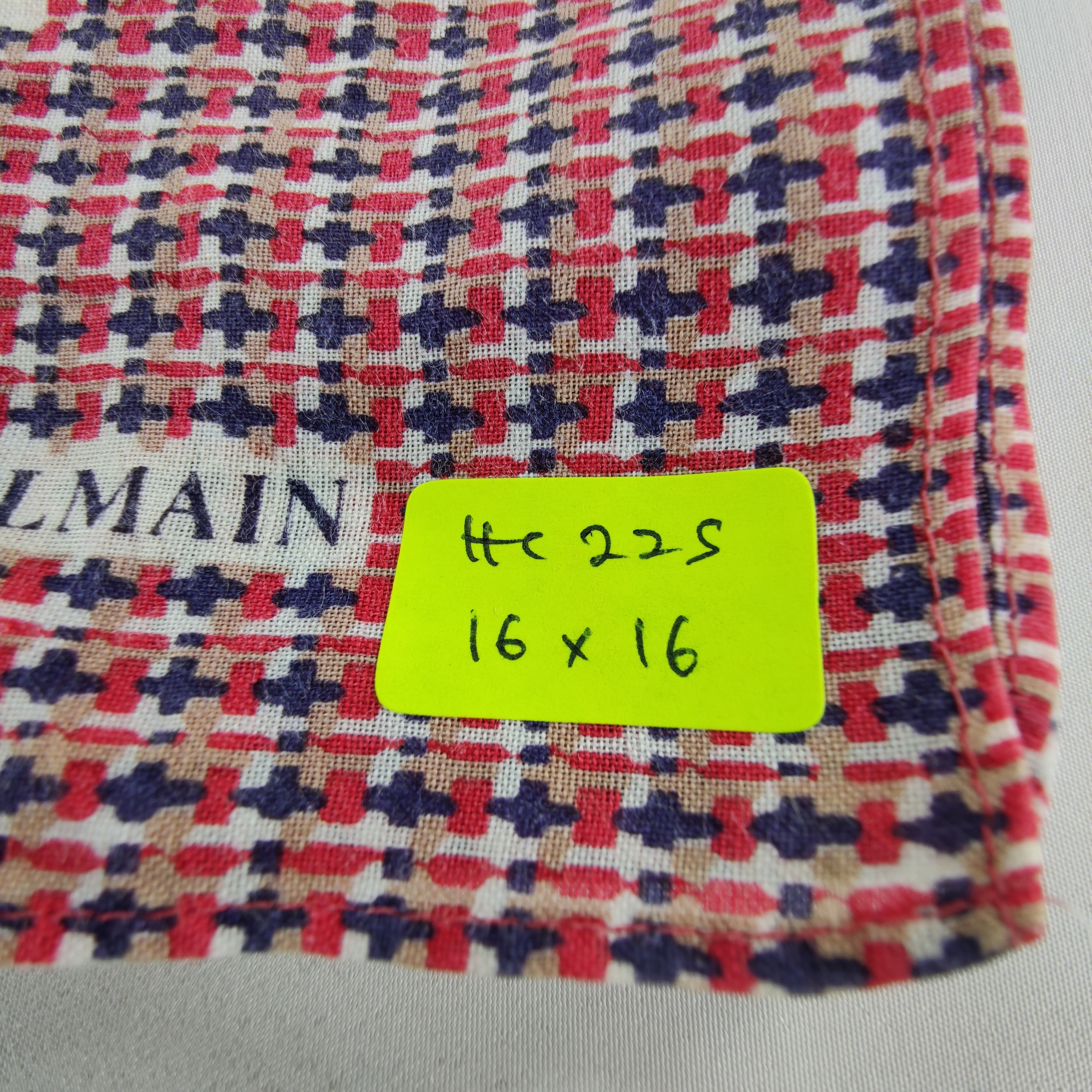 Pierre Balmain × Vintage Pierre Balmain Handkerchief/Neckerchief/Bandana HC225 Size ONE SIZE - 6 Thumbnail