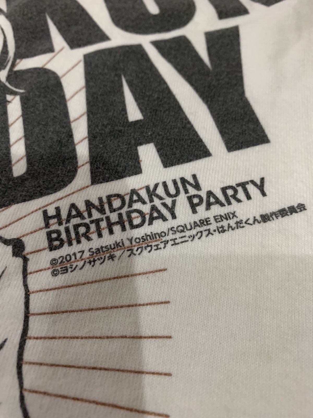 Anime × Cartoon Network × Japanese Brand 2007 SATSUKI YOSHINO, HANDAKUN BIRTHDAY PARTY Size US M / EU 48-50 / 2 - 3 Thumbnail