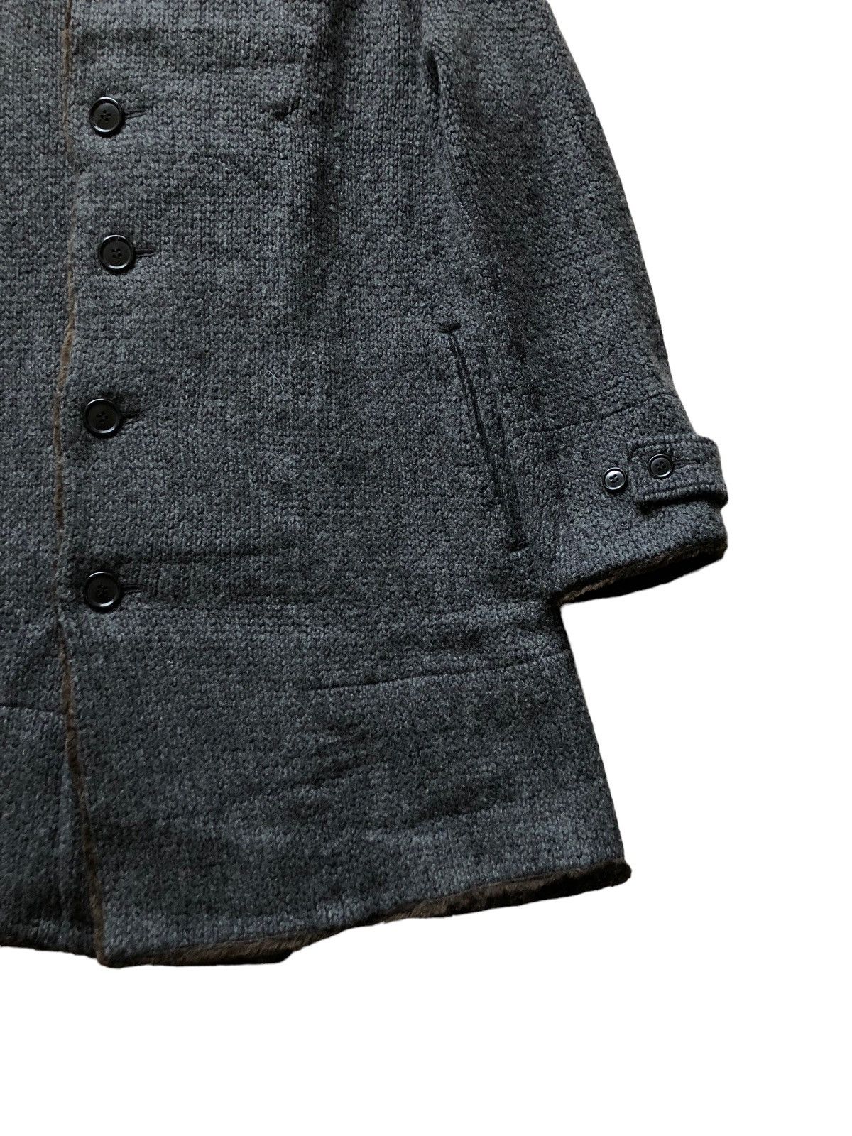 CABANE de ZUCCa 1990s Cabane De Zucca Heavy Knit Fur Collar Jacket Size US M / EU 48-50 / 2 - 3 Thumbnail