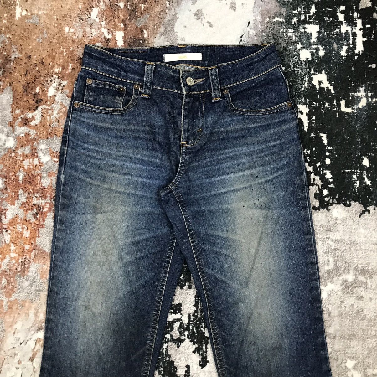 Edwin × Japanese Brand × Vintage Vintage Edwin White Tag Dirty Design Flare Jeans Size 29" - 6 Thumbnail