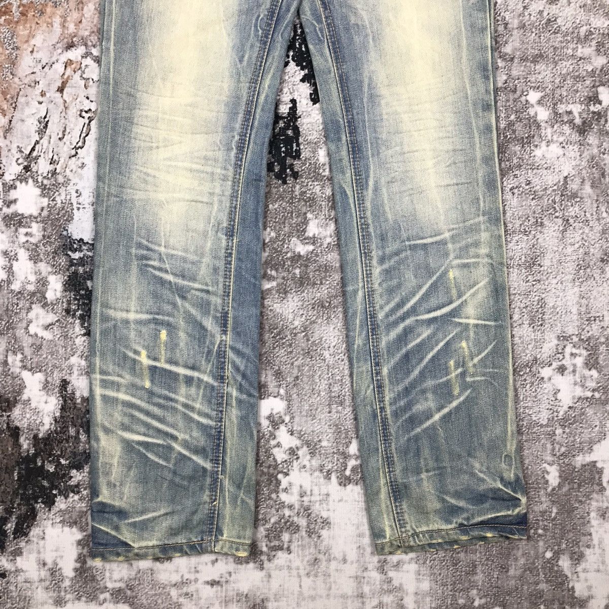 Japanese Brand × Vintage Vintage Japanese Aft Jeans Dirty Design Slim Straight Jeans Size 28" / US 6 / IT 42 - 5 Thumbnail
