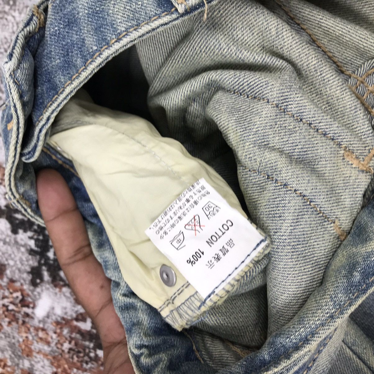 Japanese Brand × Vintage Vintage Japanese Aft Jeans Dirty Design Slim Straight Jeans Size 28" / US 6 / IT 42 - 12 Thumbnail