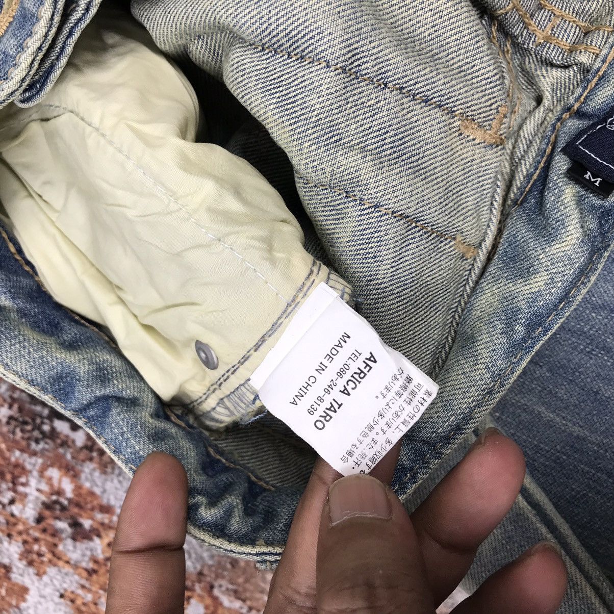Japanese Brand × Vintage Vintage Japanese Aft Jeans Dirty Design Slim Straight Jeans Size 28" / US 6 / IT 42 - 13 Thumbnail