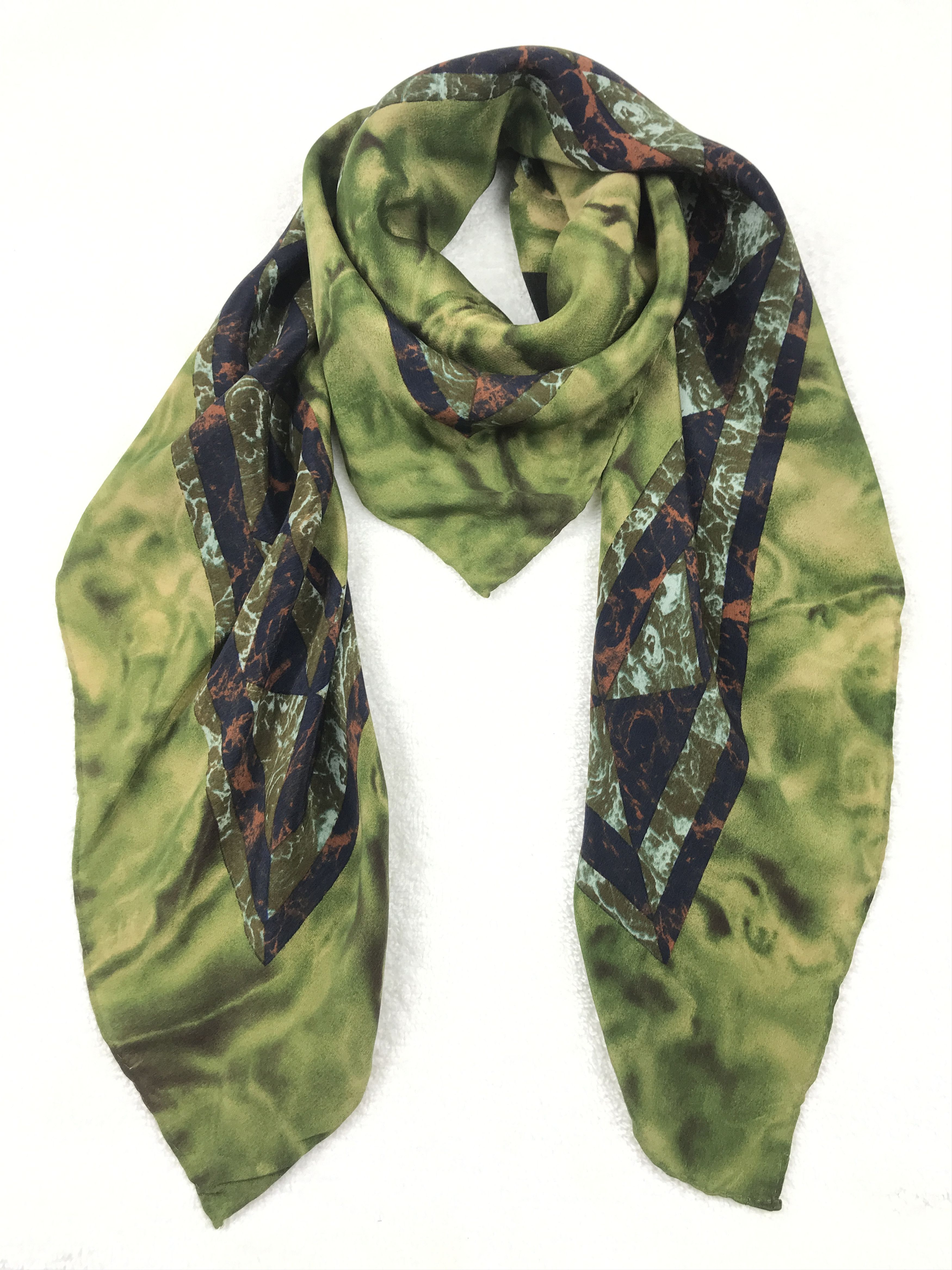 OT915 JEAN PAUL GAULTIER Vintage Women Silk Scarf Scarves