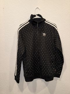 Adidas polka dot track jacket hot sale