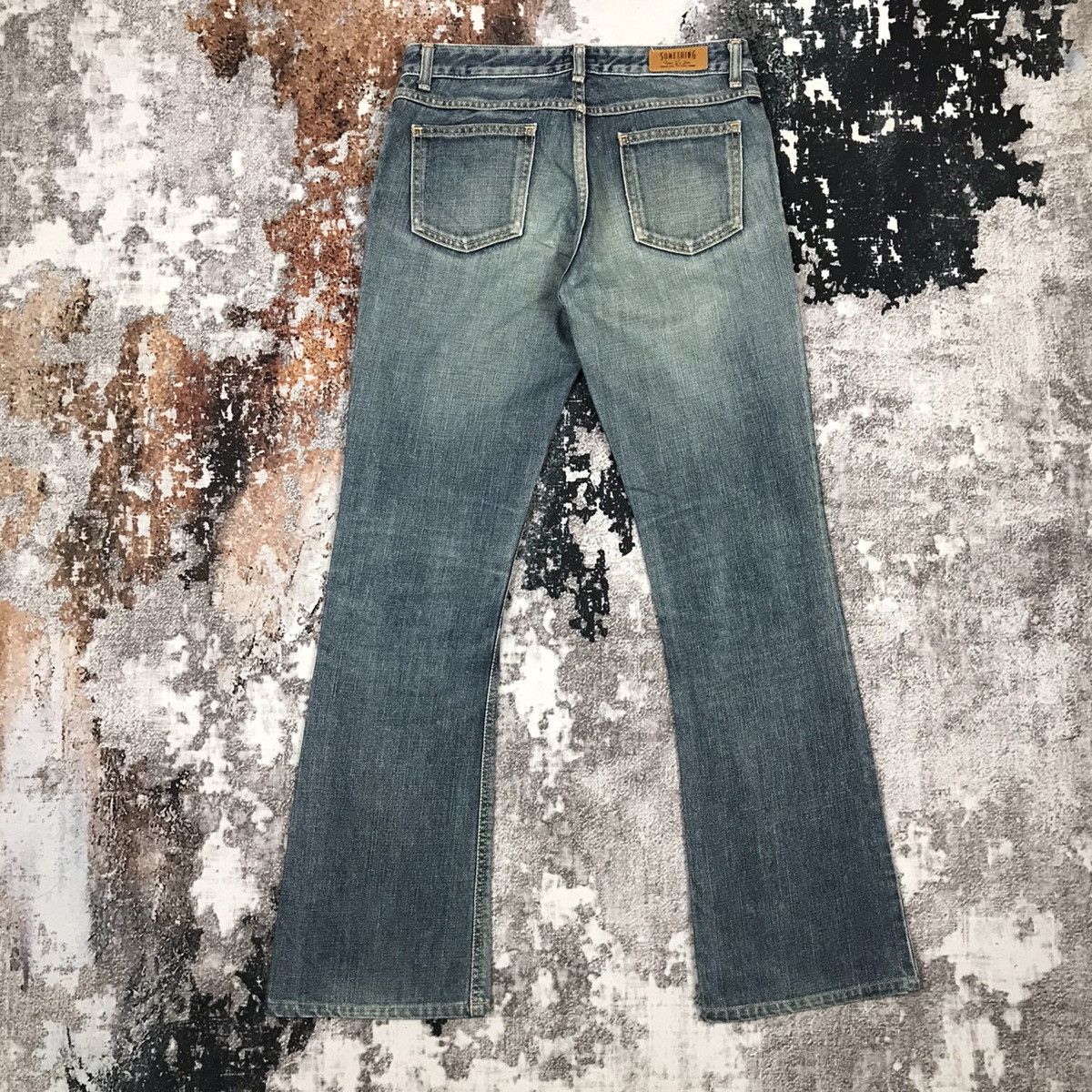 Edwin × Japanese Brand × Vintage Vintage Something Edwin Flare Light Wash Jeans Size 29" - 5 Thumbnail