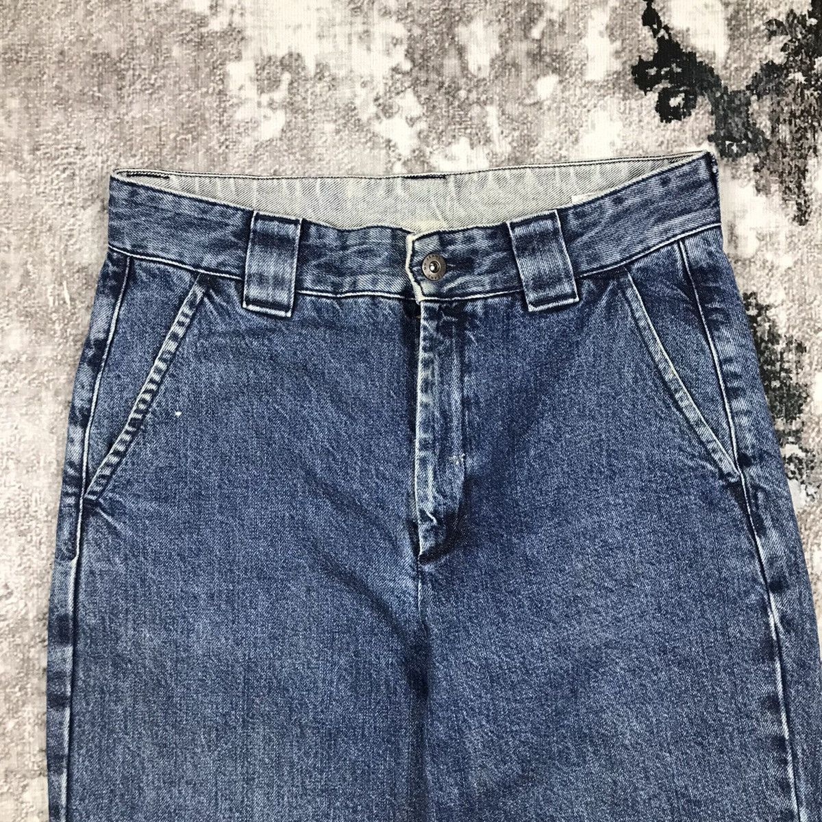 GU × Japanese Brand Vintage japanese G.U Baggy Loose Straight Denim Jeans Size 29" - 3 Thumbnail