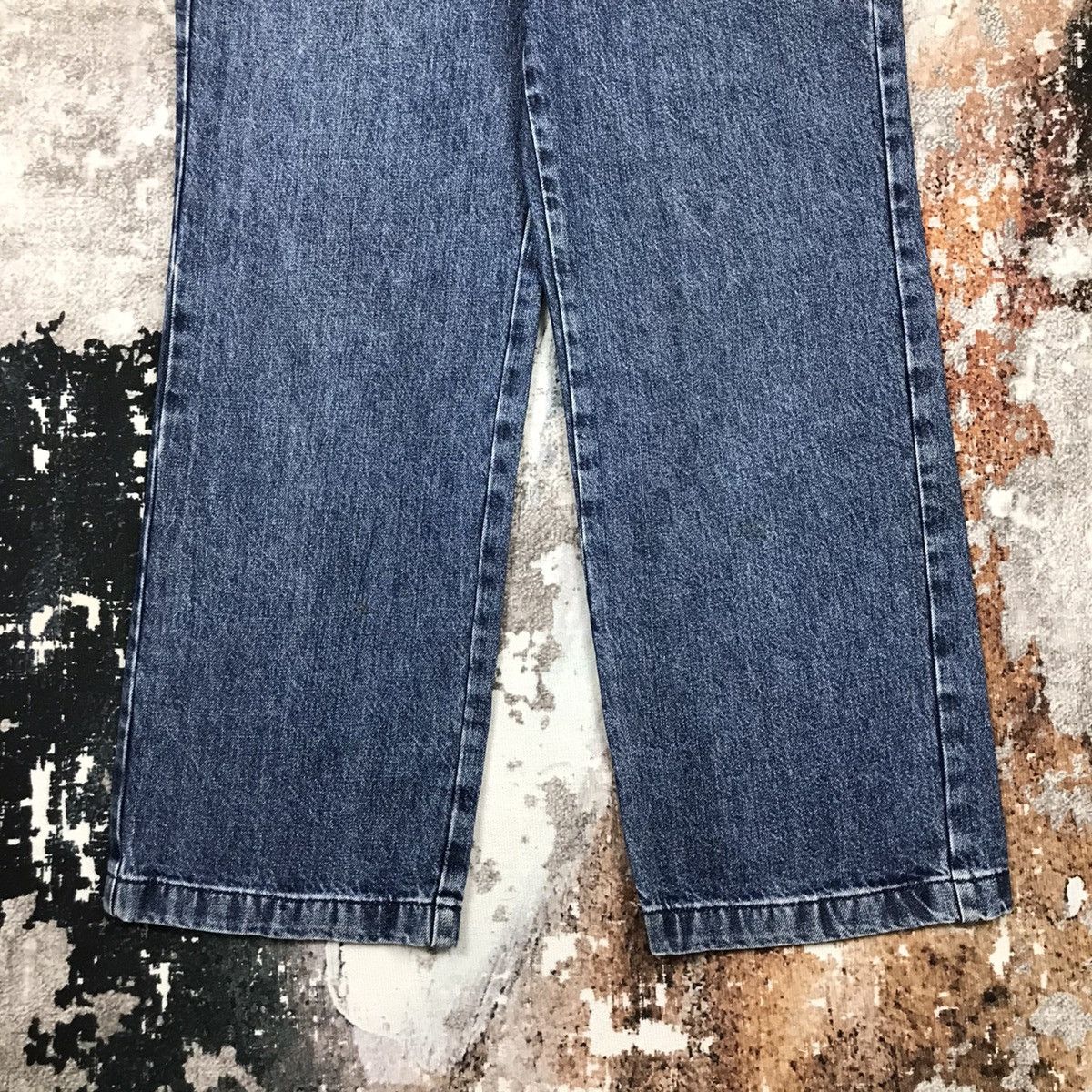 GU × Japanese Brand Vintage japanese G.U Baggy Loose Straight Denim Jeans Size 29" - 4 Thumbnail