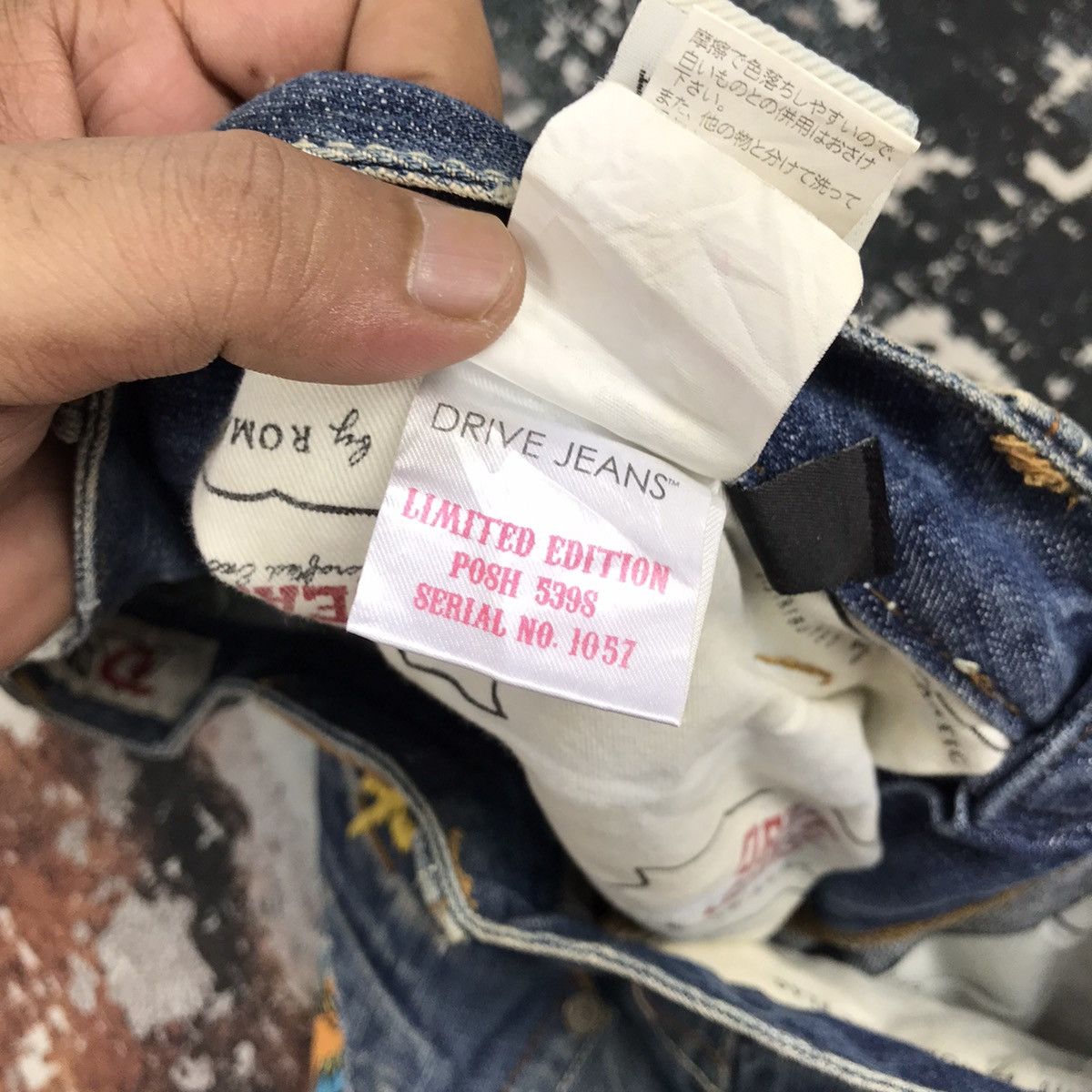 Designer × Vintage Vintage Drive Jeans Flare Spike Embroidery Light Wash Jeans Size 30" / US 8 / IT 44 - 15 Thumbnail