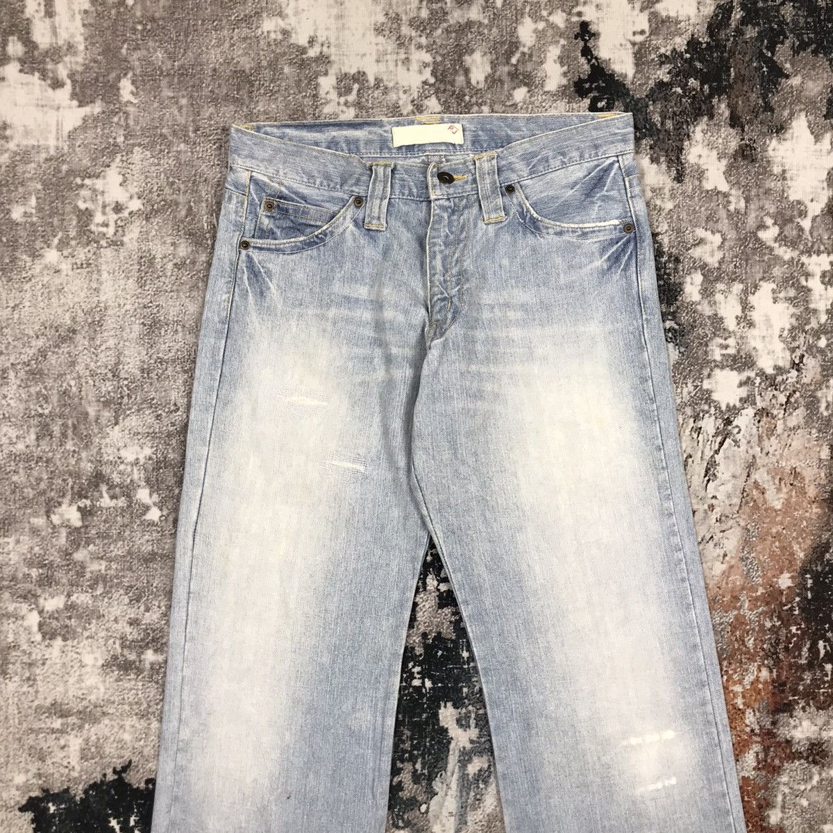 Japanese Brand × Vintage Vintage Japanese P.J Jeans Flare Loose Denim Jeans Size 31" - 2 Thumbnail