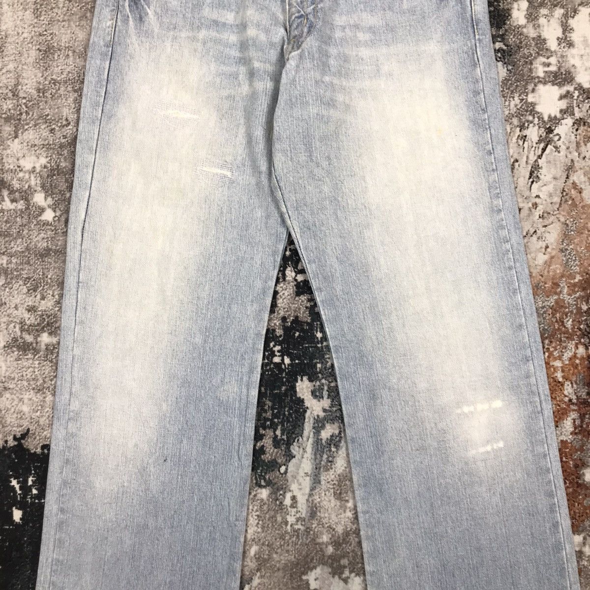 Japanese Brand × Vintage Vintage Japanese P.J Jeans Flare Loose Denim Jeans Size 31" - 5 Thumbnail