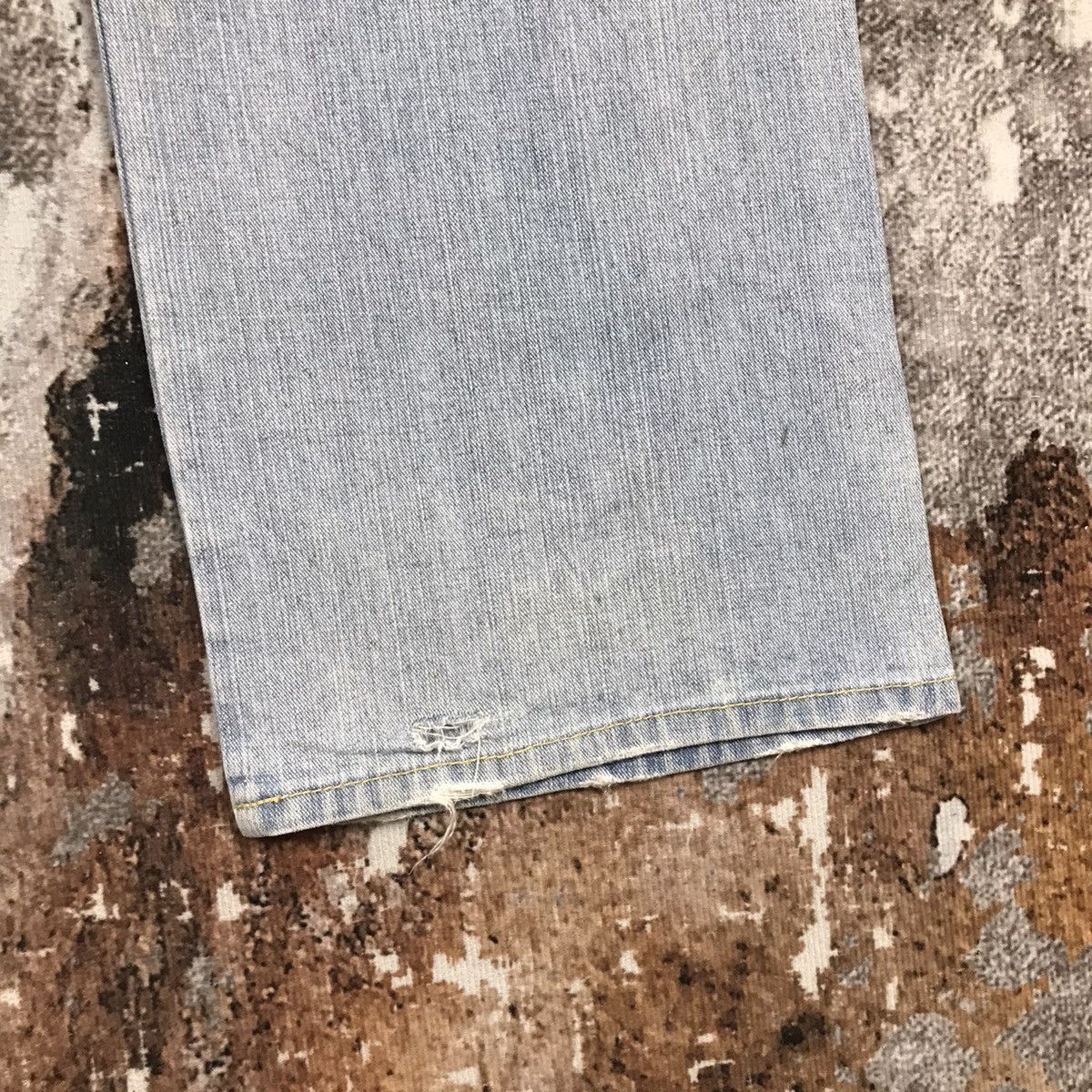 Japanese Brand × Vintage Vintage Japanese P.J Jeans Flare Loose Denim Jeans Size 31" - 13 Thumbnail
