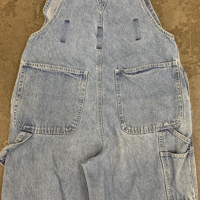 light wash overalls ::: m