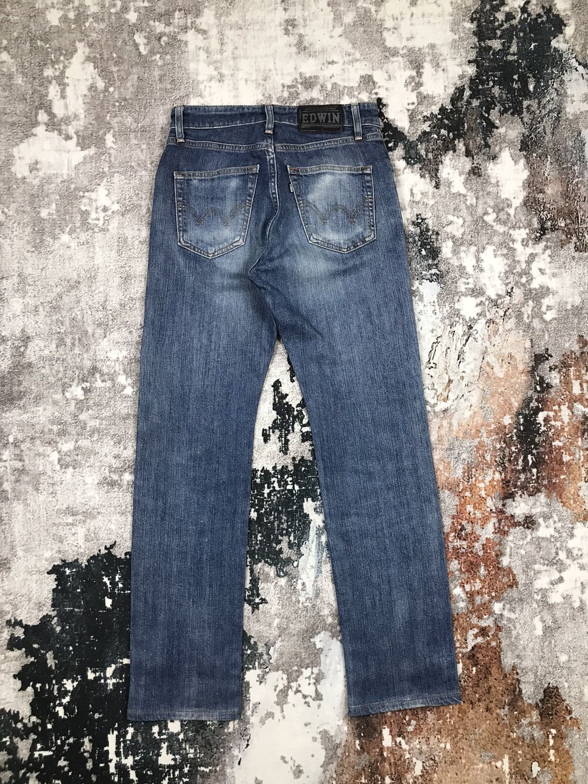 Edwin × Japanese Brand × Vintage Vintage Edwin 503 Slim Blue Light Wash Denim Jeans Size 27" / US 4 / IT 40 - 6 Thumbnail