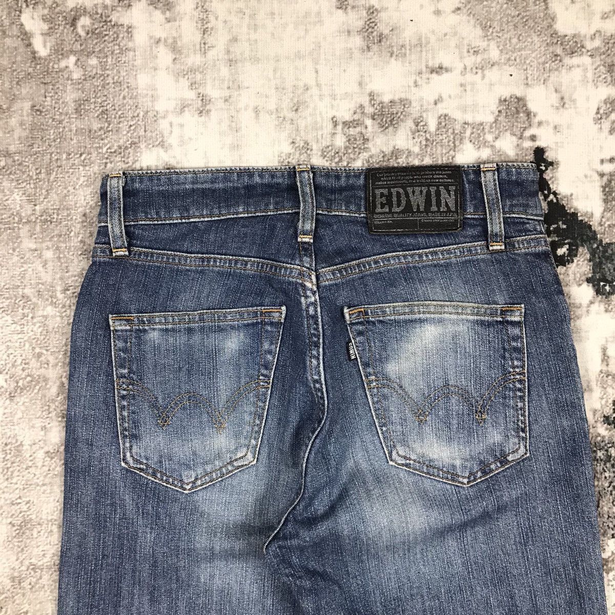 Edwin × Japanese Brand × Vintage Vintage Edwin 503 Slim Blue Light Wash Denim Jeans Size 27" / US 4 / IT 40 - 8 Thumbnail