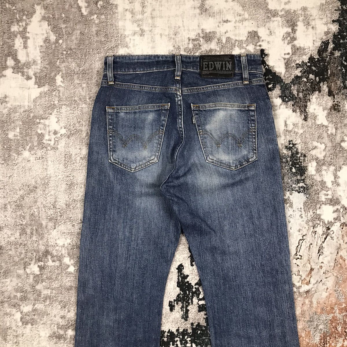 Edwin × Japanese Brand × Vintage Vintage Edwin 503 Slim Blue Light Wash Denim Jeans Size 27" / US 4 / IT 40 - 7 Thumbnail