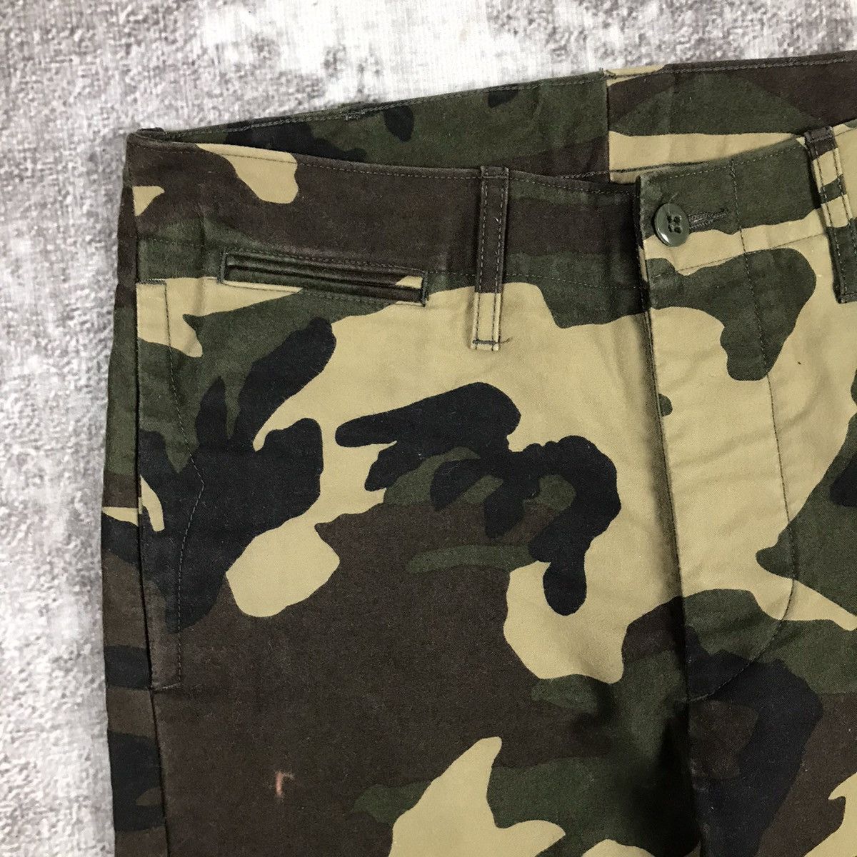 Japanese Brand × Journal Standard × Vintage Vintage Journal Standard Camo Camo Design Canvas Pants Size 29" - 8 Thumbnail