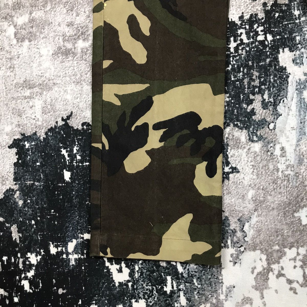 Japanese Brand × Journal Standard × Vintage Vintage Journal Standard Camo Camo Design Canvas Pants Size 29" - 7 Thumbnail