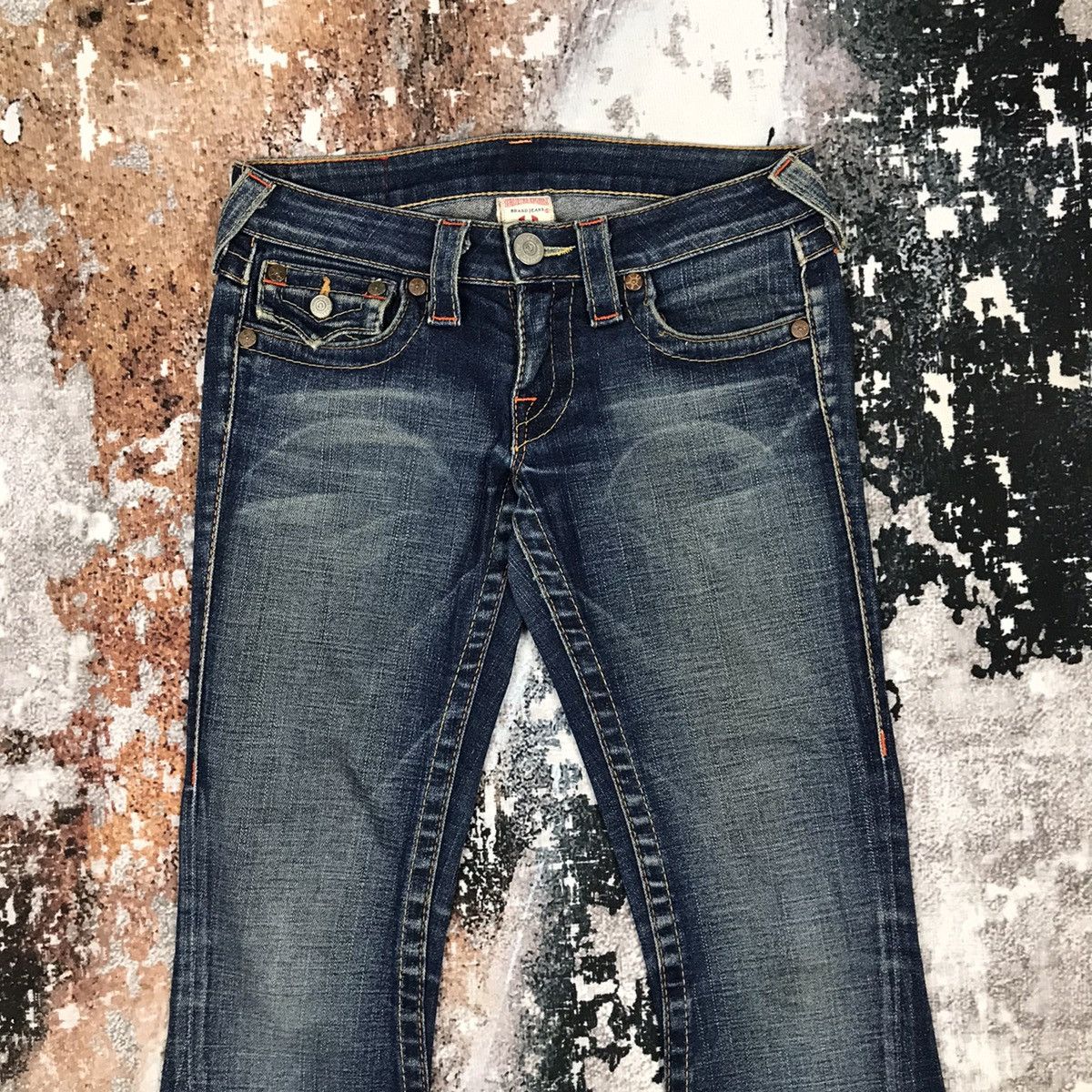True Religion × Vintage Vintage True Religion Section Joey Flare Denim Jeans Size 28" / US 6 / IT 42 - 9 Thumbnail
