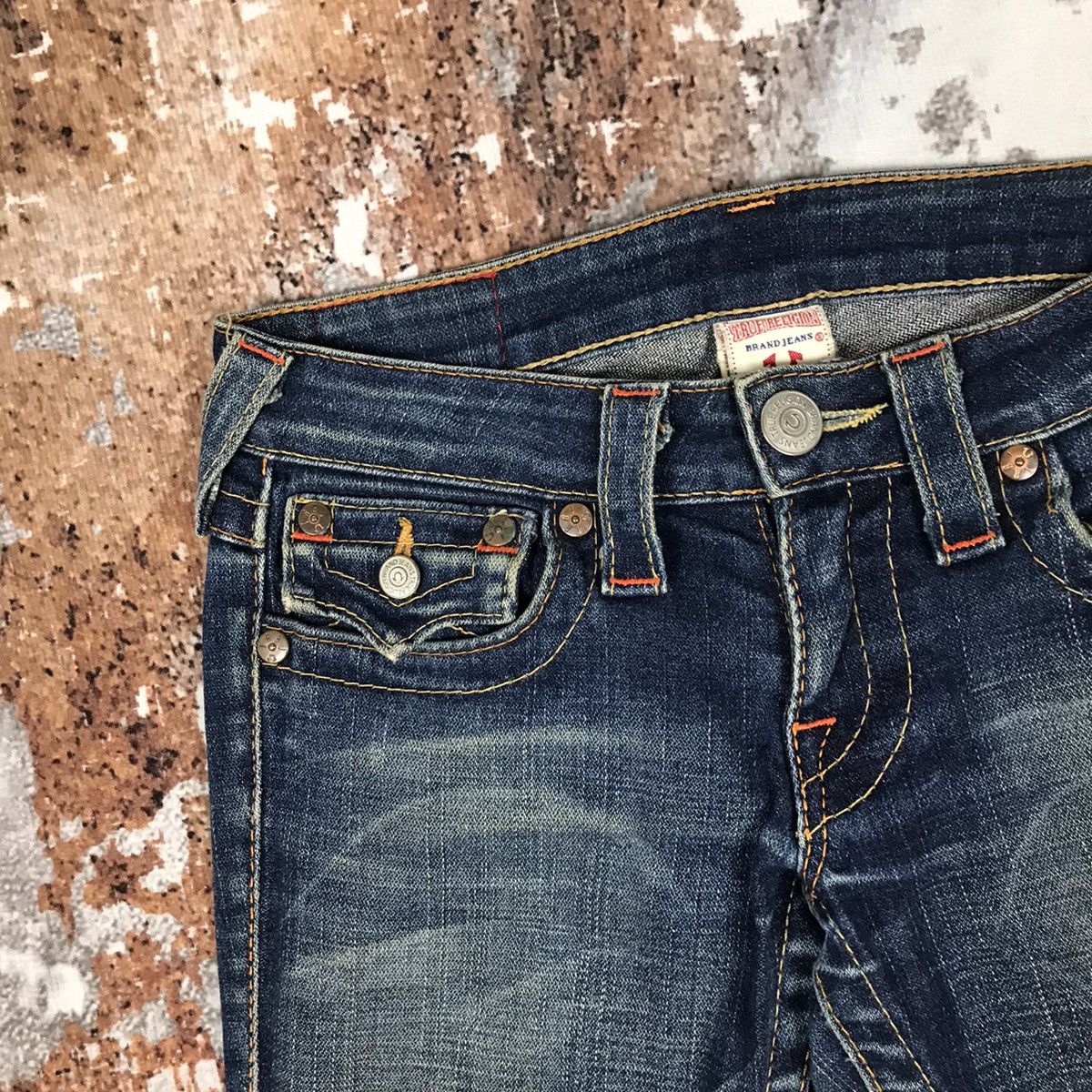 True Religion × Vintage Vintage True Religion Section Joey Flare Denim Jeans Size 28" / US 6 / IT 42 - 11 Thumbnail