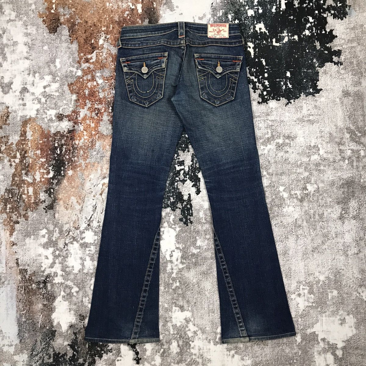 True Religion × Vintage Vintage True Religion Section Joey Flare Denim Jeans Size 28" / US 6 / IT 42 - 1 Thumbnail