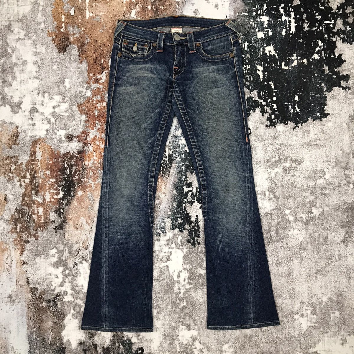 True Religion × Vintage Vintage True Religion Section Joey Flare Denim Jeans Size 28" / US 6 / IT 42 - 8 Thumbnail