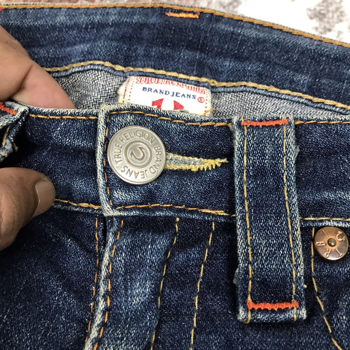 True Religion × Vintage Vintage True Religion Section Joey Flare Denim Jeans Size 28" / US 6 / IT 42 - 12 Thumbnail