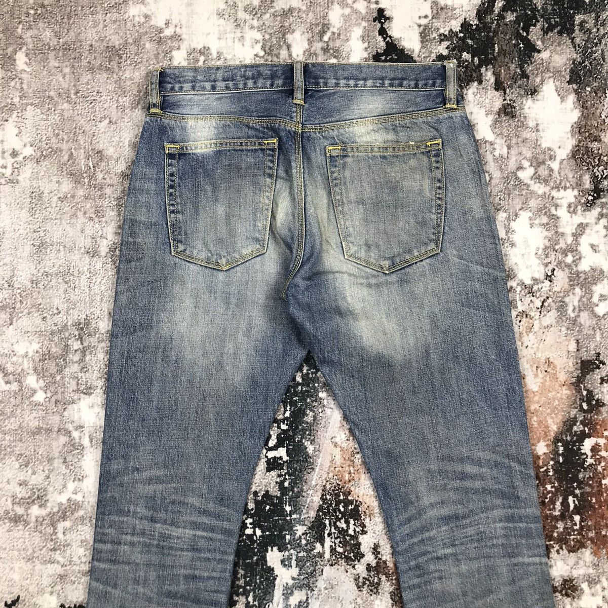 Gap Vintage Gap slim Fit Dirty Light Wash Design Skinny Jeans Size US 30 / EU 46 - 6 Thumbnail