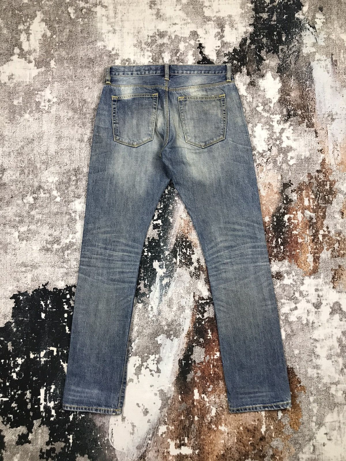 Gap Vintage Gap slim Fit Dirty Light Wash Design Skinny Jeans Size US 30 / EU 46 - 5 Thumbnail