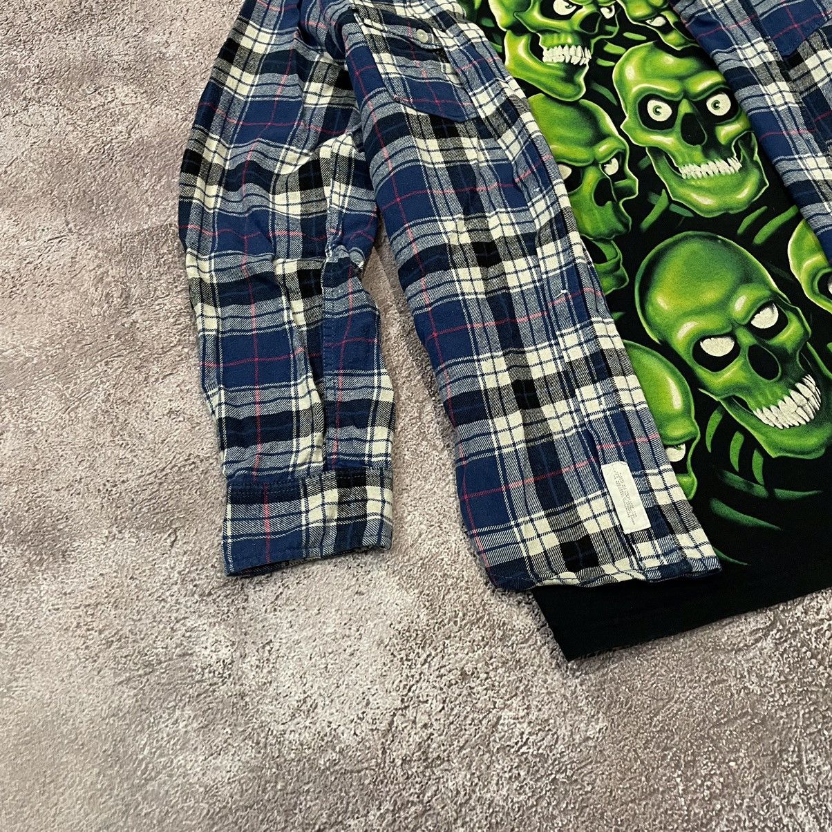 Vintage Vintage 90s Y2K Plaid Shirt Graphic Streetwear Grunge Boxy S Size US S / EU 44-46 / 1 - 3 Thumbnail